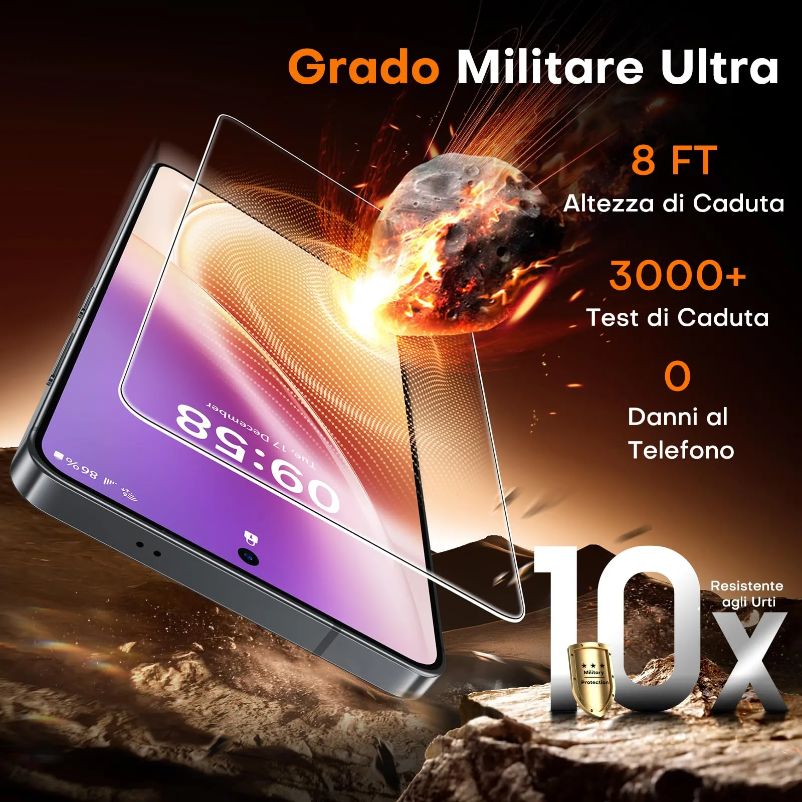 TOCOL Pellicola Protettiva in Vetro Temperato 9H per Samsung Galaxy S24 FE 6.7 Pollici, 2 Pezzi - immagine 9