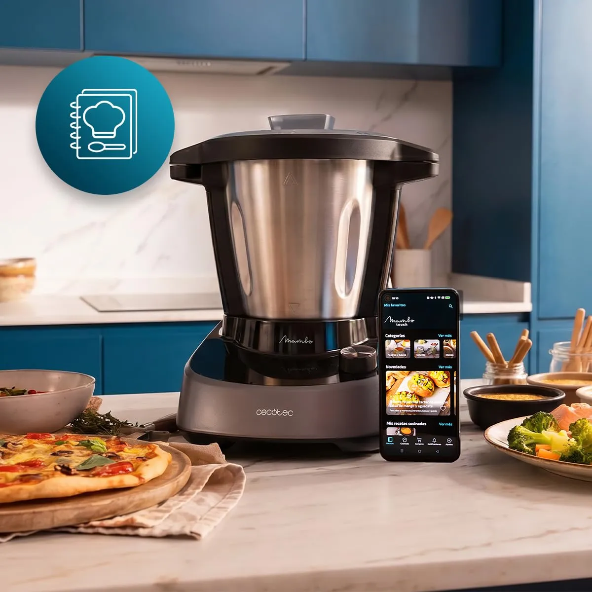 Cecotec Mambo 11090 Daily Robot da Cucina Multifunzione, 3,3 Litri, 37 Funzioni, App Mambo, Bilancia e Caraffa in Acciaio Inox - immagine 5