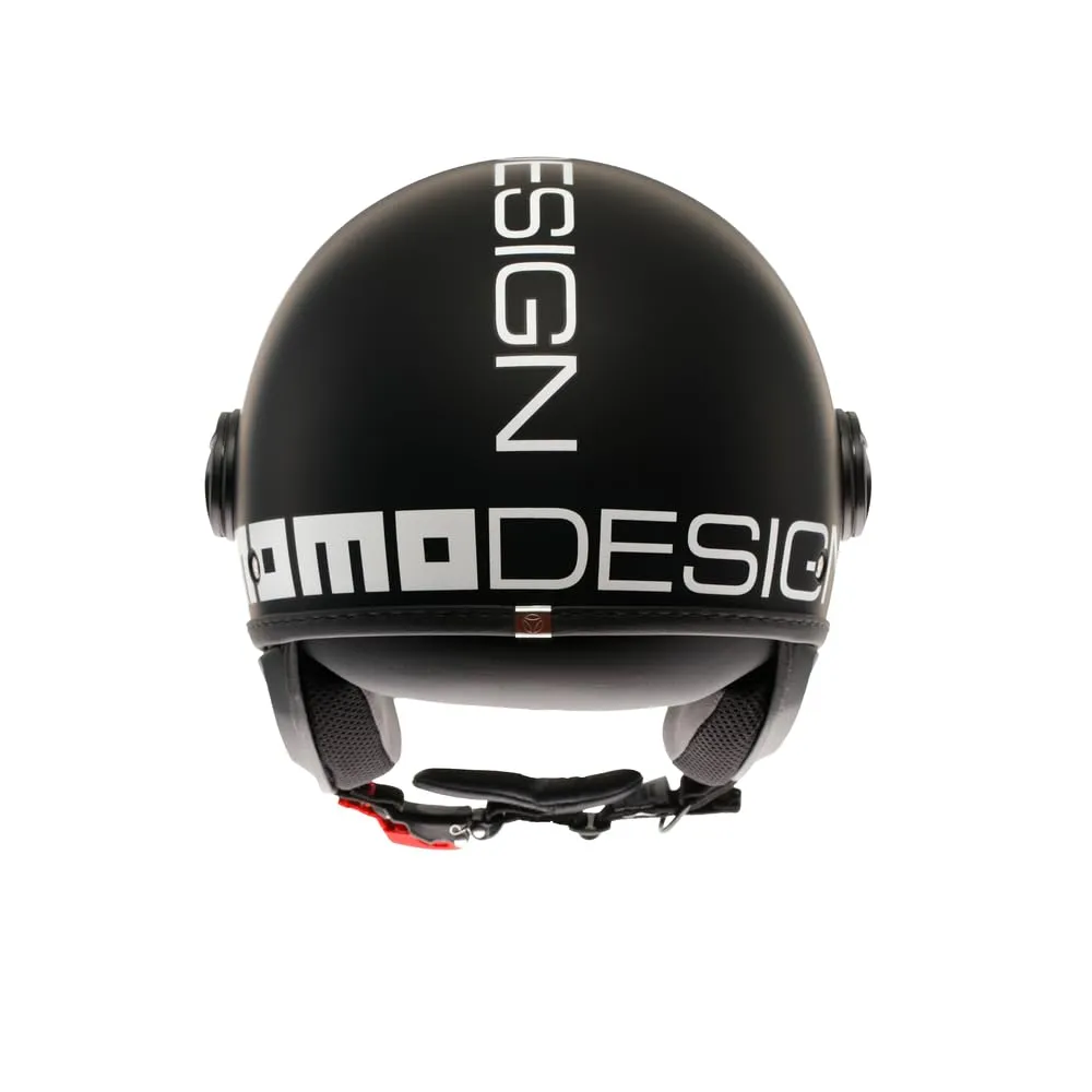 MOMO Design FGTR Classic E2206 Casco Moto Jet, Nero/Bianco Opaco, L - immagine 5