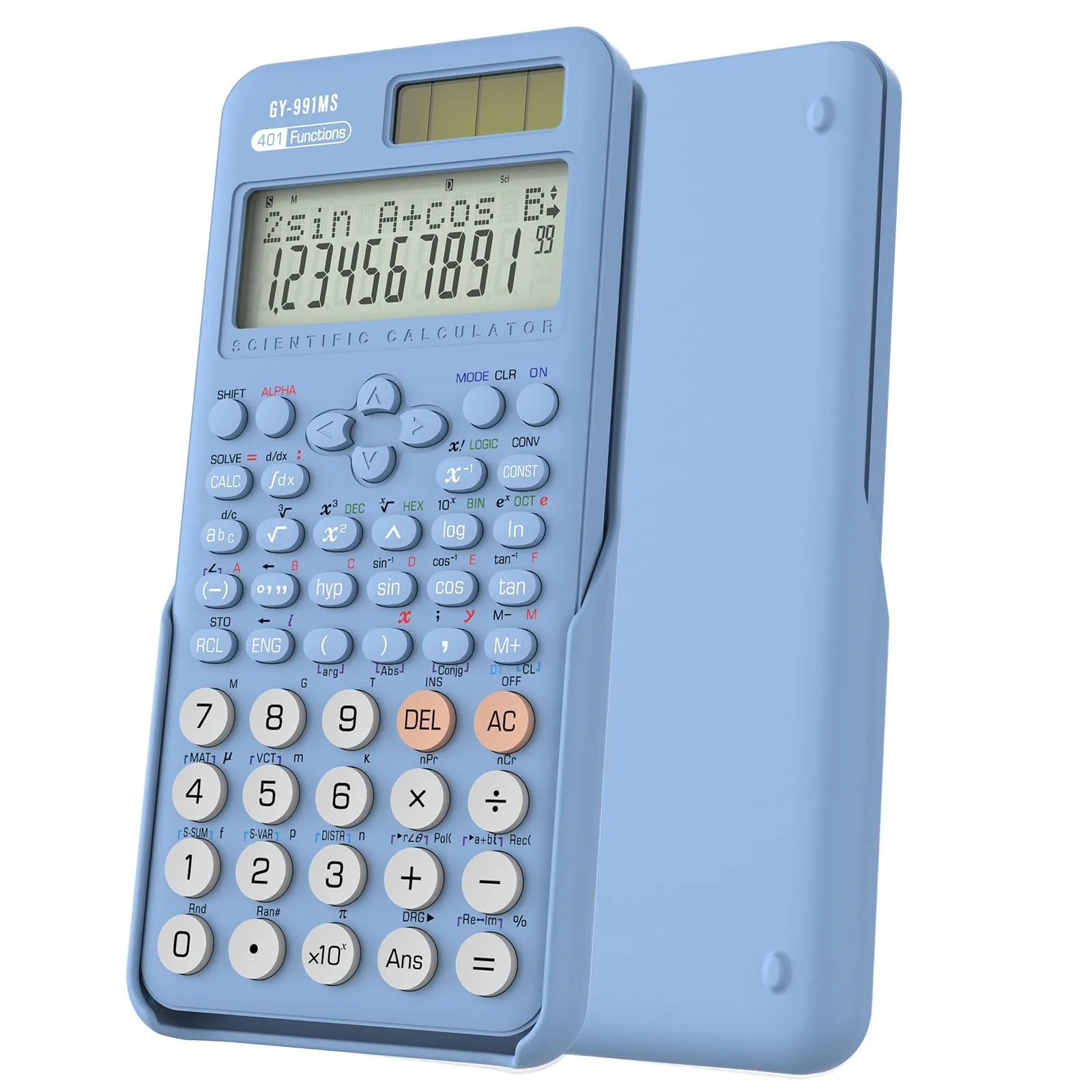 NEWYES AC0401 Calcolatrice Scientifica con 401 Funzioni e Display LCD a 2 Righe - immagine 1