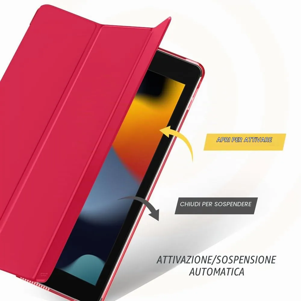 MoKo Cover for iPad 9th/8th/7th Gen 10.2", Vino Red - immagine 5