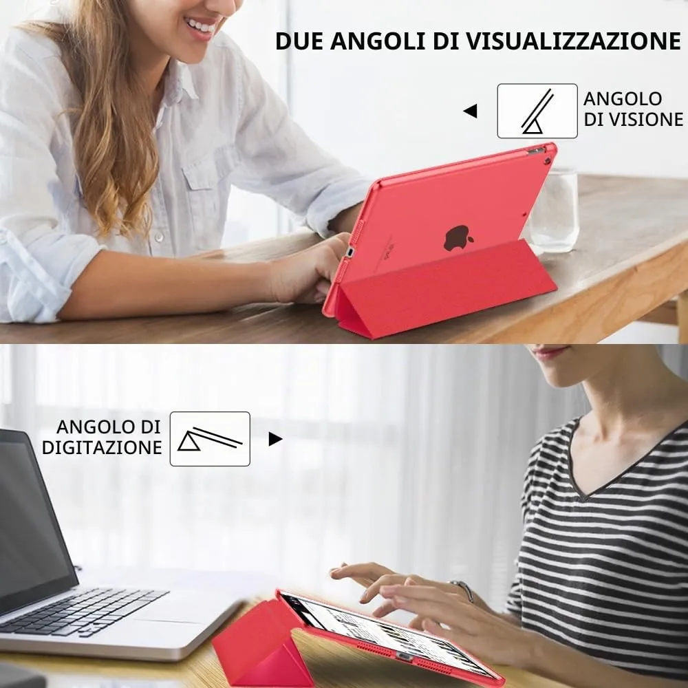 MoKo Cover for iPad 9th/8th/7th Gen 10.2", Vino Red - immagine 6
