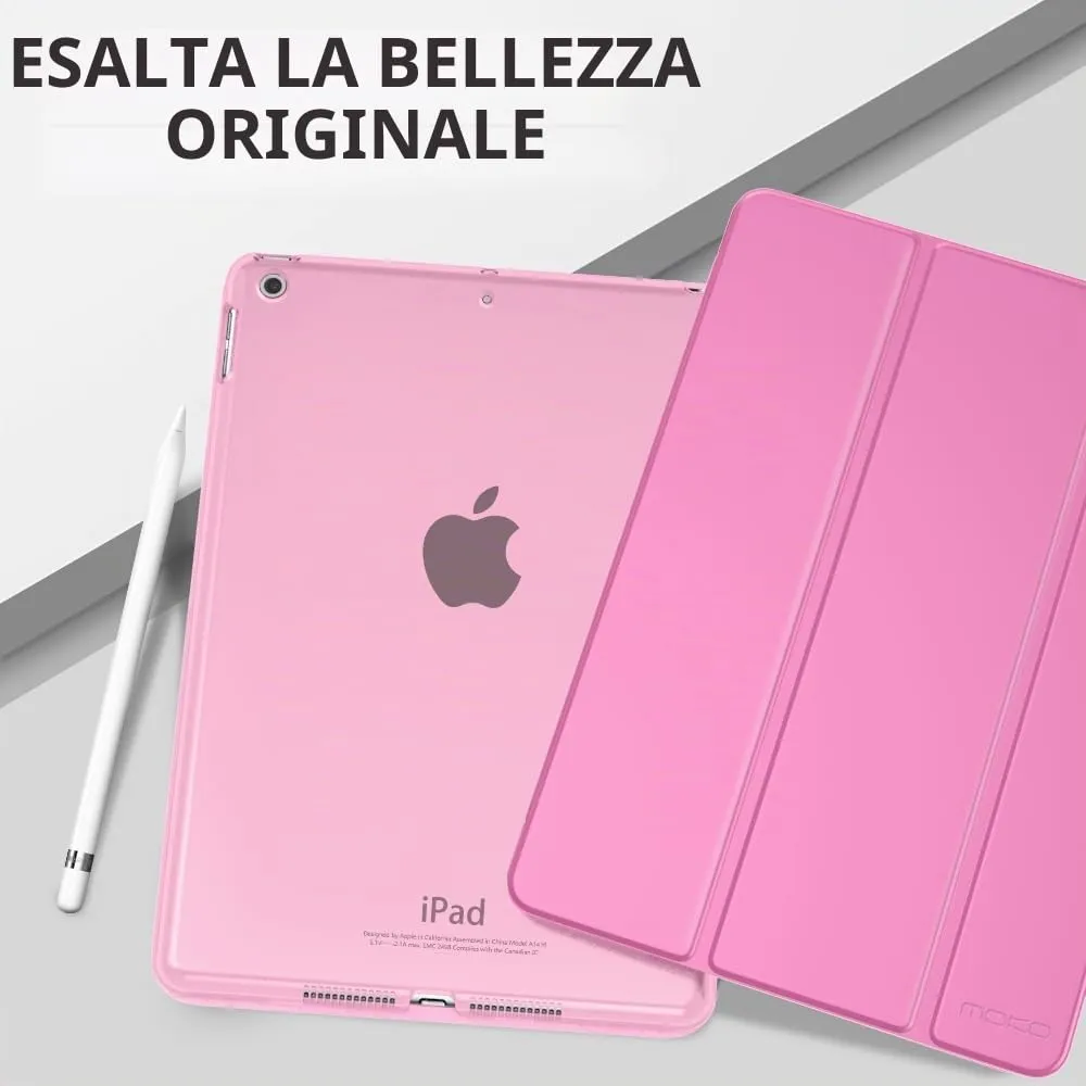 MoKo Cover for iPad 9th/8th/7th Gen 10.2", Peonía - immagine 9