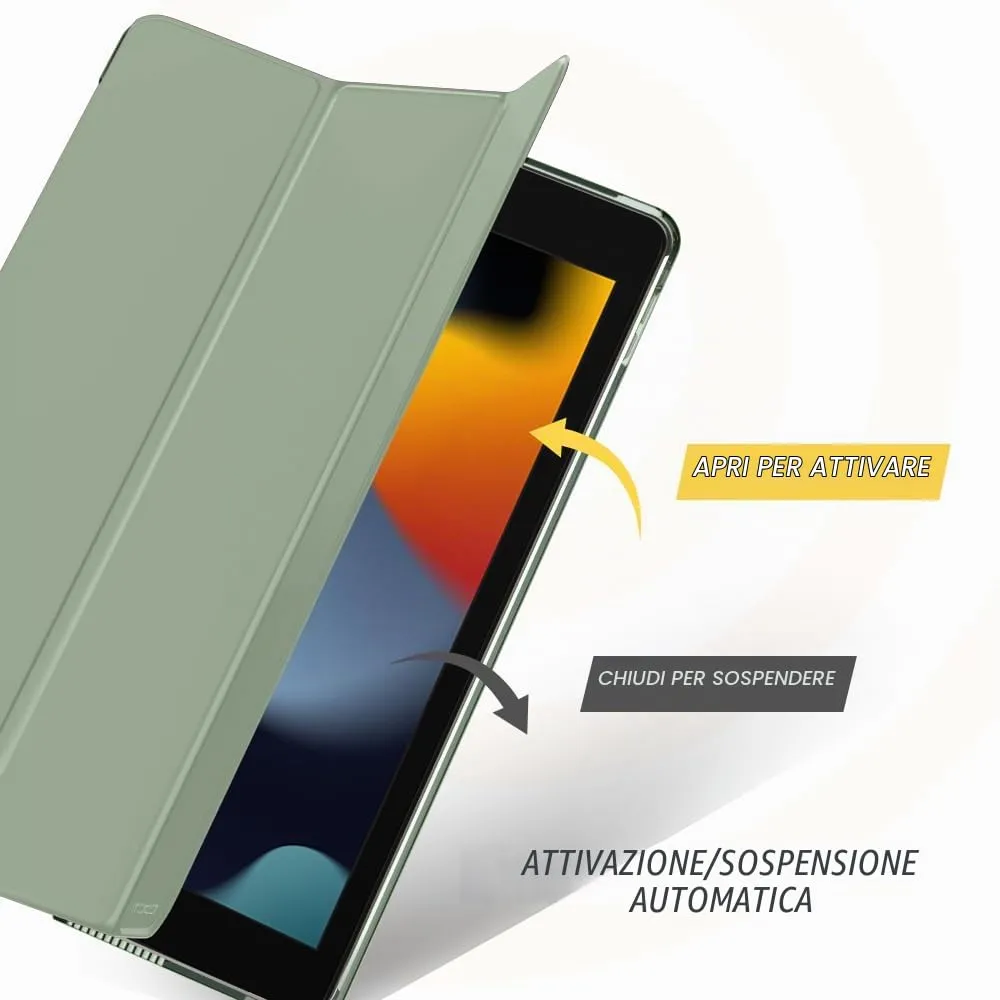 MoKo Cover for iPad 9th/8th/7th Gen 10.2", Verde Salvia - immagine 5