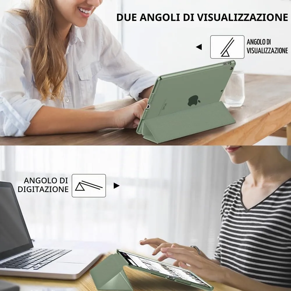 MoKo Cover for iPad 9th/8th/7th Gen 10.2", Verde Salvia - immagine 6
