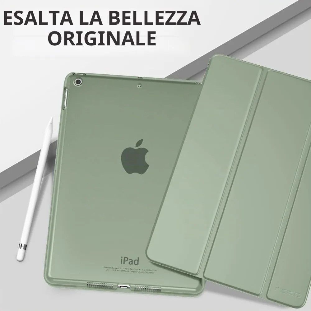 MoKo Cover for iPad 9th/8th/7th Gen 10.2", Verde Salvia - immagine 9