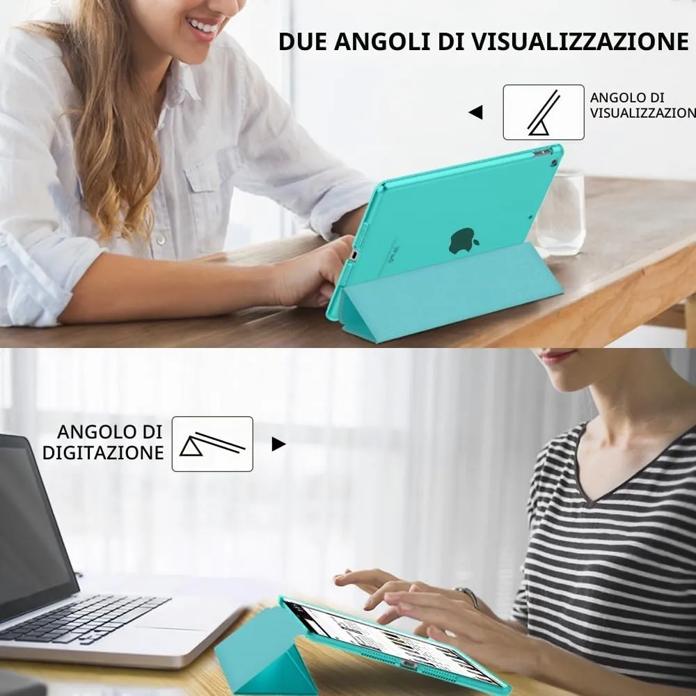 MoKo Cover for iPad 9th/8th/7th Gen 10.2", Blu Bondi - immagine 6
