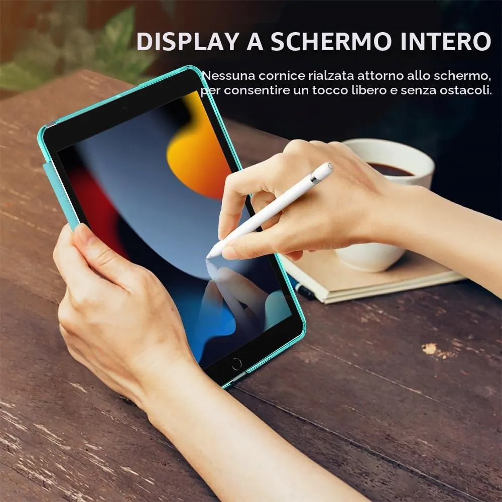 MoKo Cover for iPad 9th/8th/7th Gen 10.2", Blu Bondi - immagine 7