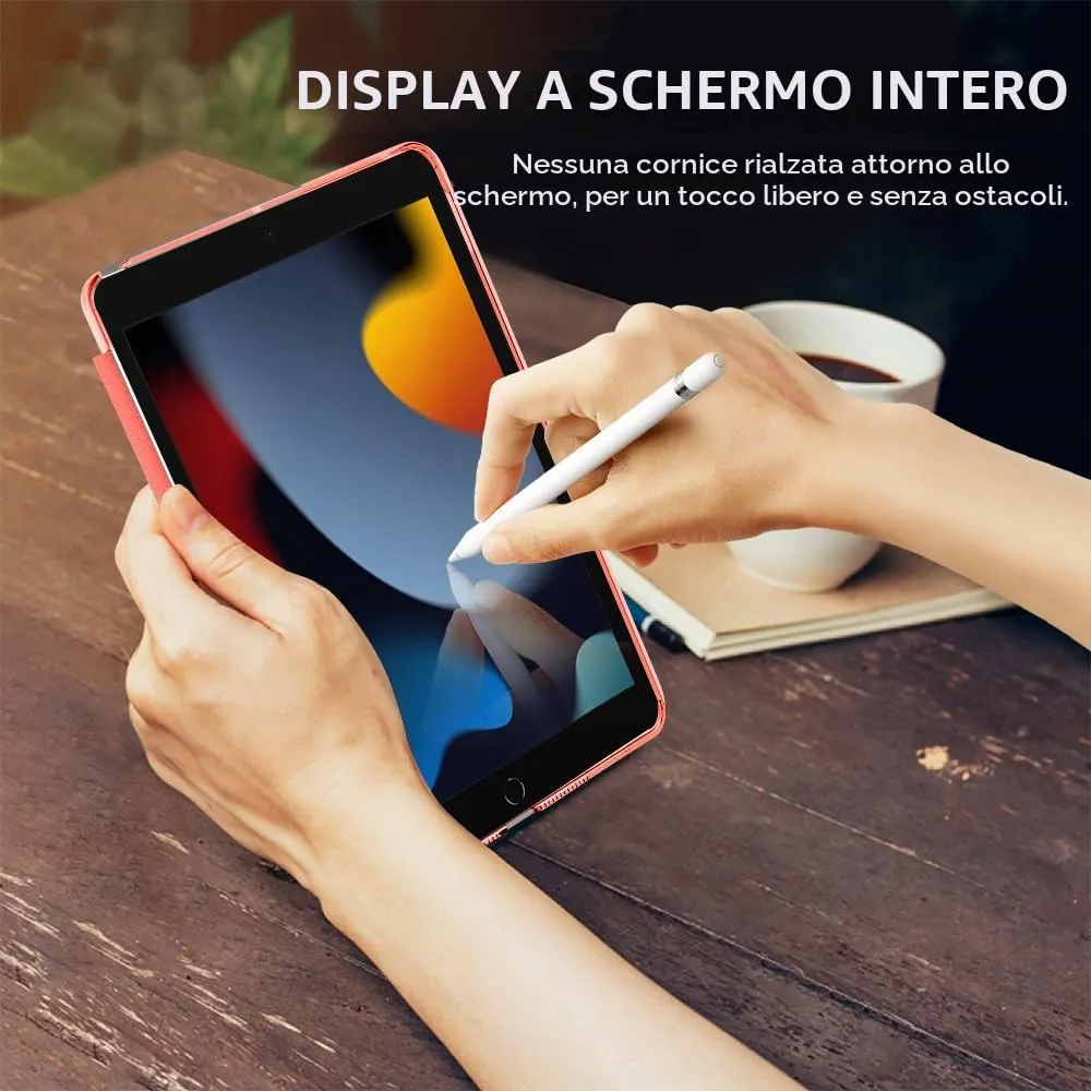 MoKo Cover for iPad 9th/8th/7th Gen 10.2", Guava Brillante - immagine 7