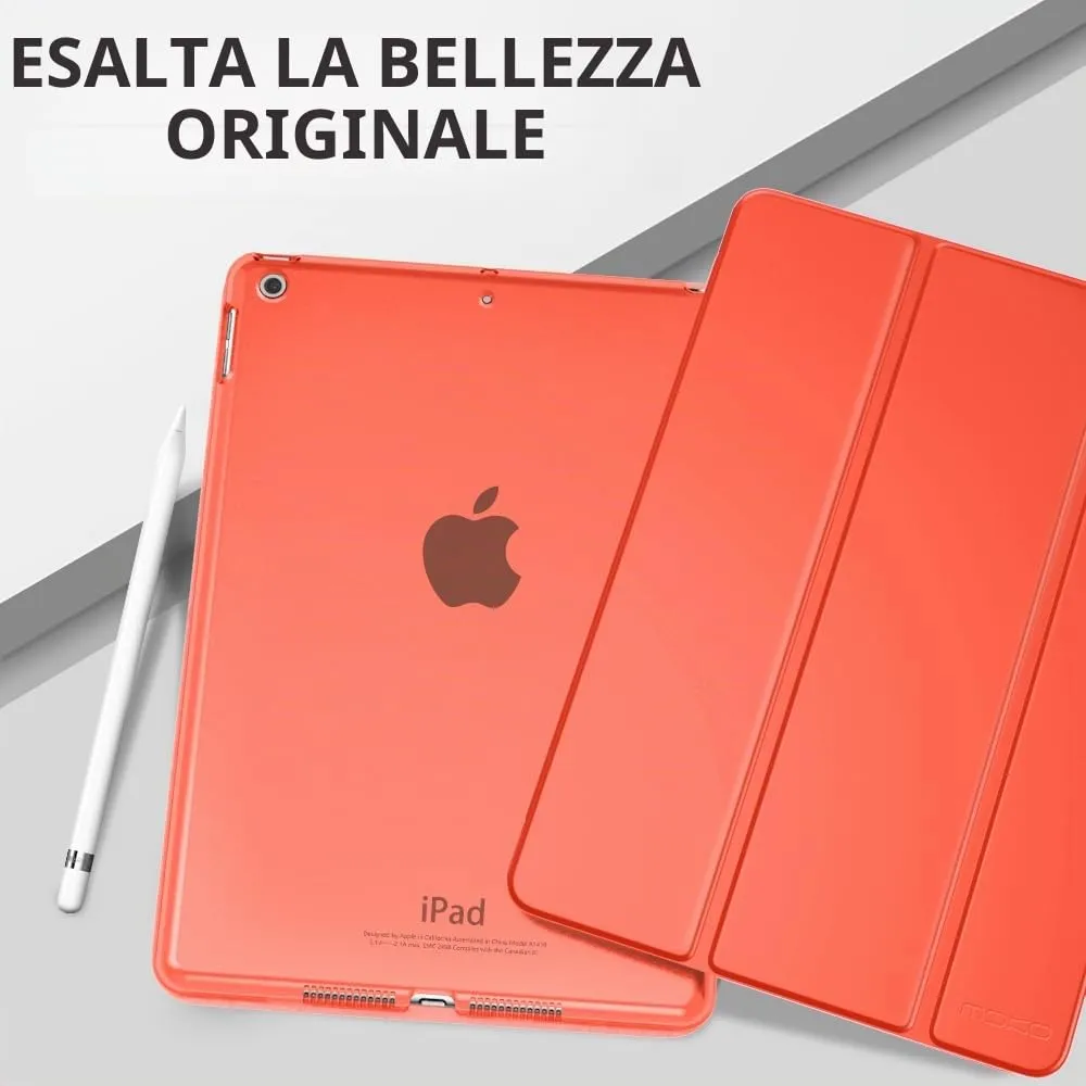MoKo Cover for iPad 9th/8th/7th Gen 10.2", Guava Brillante - immagine 9