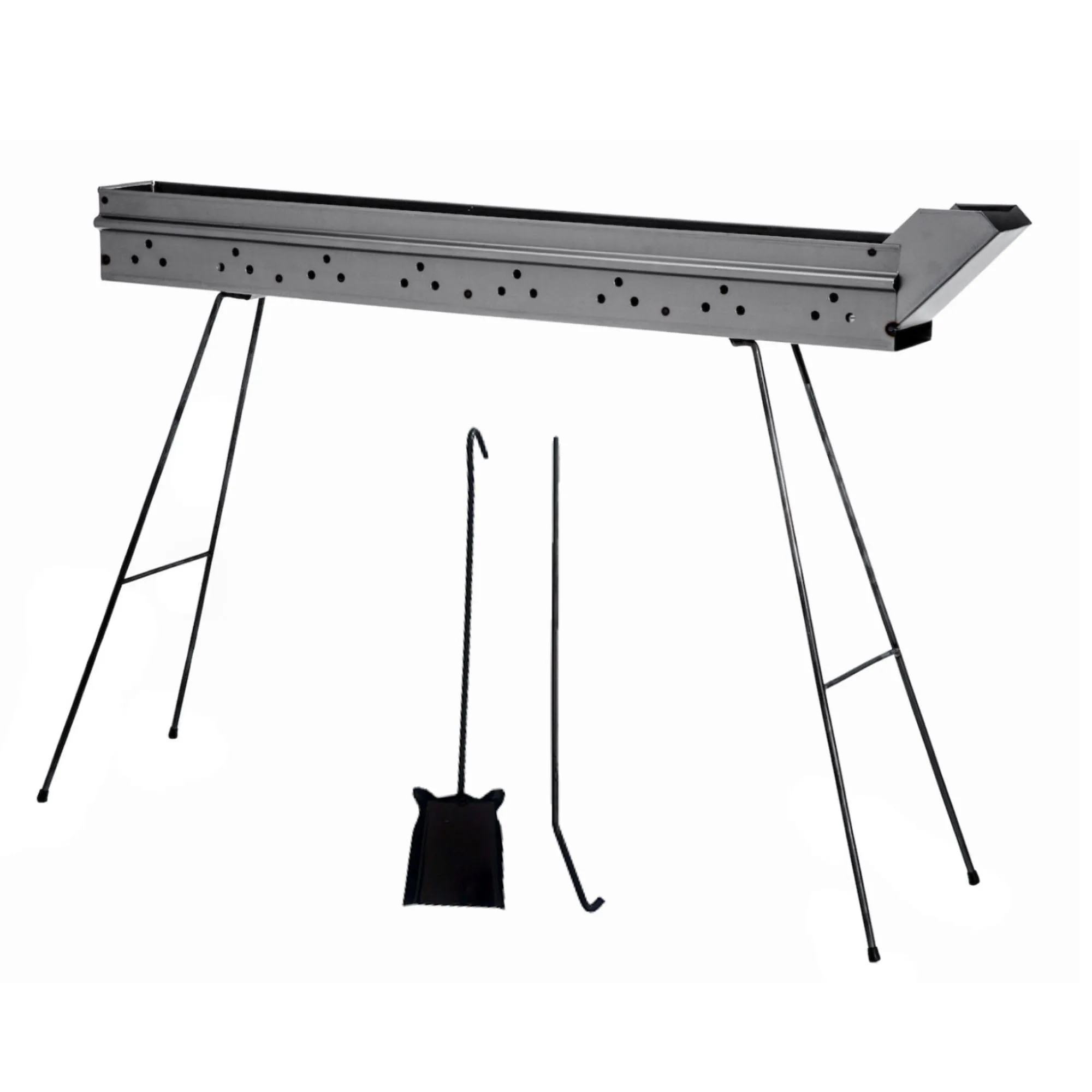 fbm2 SRLS Fornacella Arrosticini Abruzzesi C110 - Barbecue a Carbone in Ferro con Paletta e Attizzabrace - immagine 1