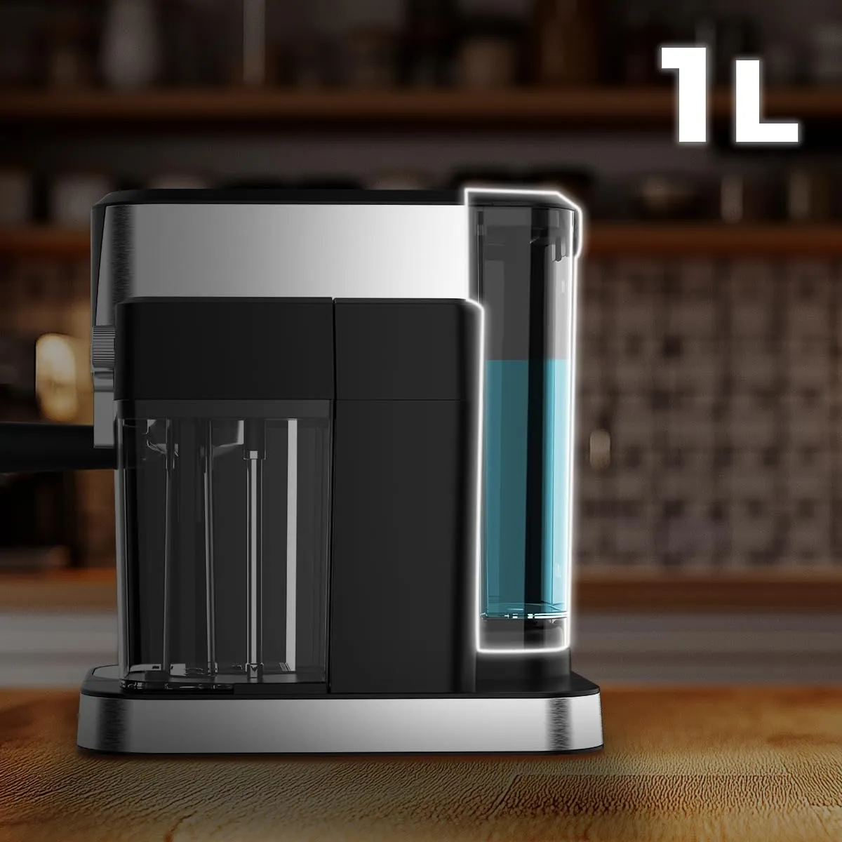 Cecotec Power Espresso 20 Cream Macchina da Caffè Semiautomatica, 1350W, 20 Bar, Thermoblock, Serbatoio Latte 700ml, Serbatoio Acqua 1L, Sistema Force Aroma - immagine 8