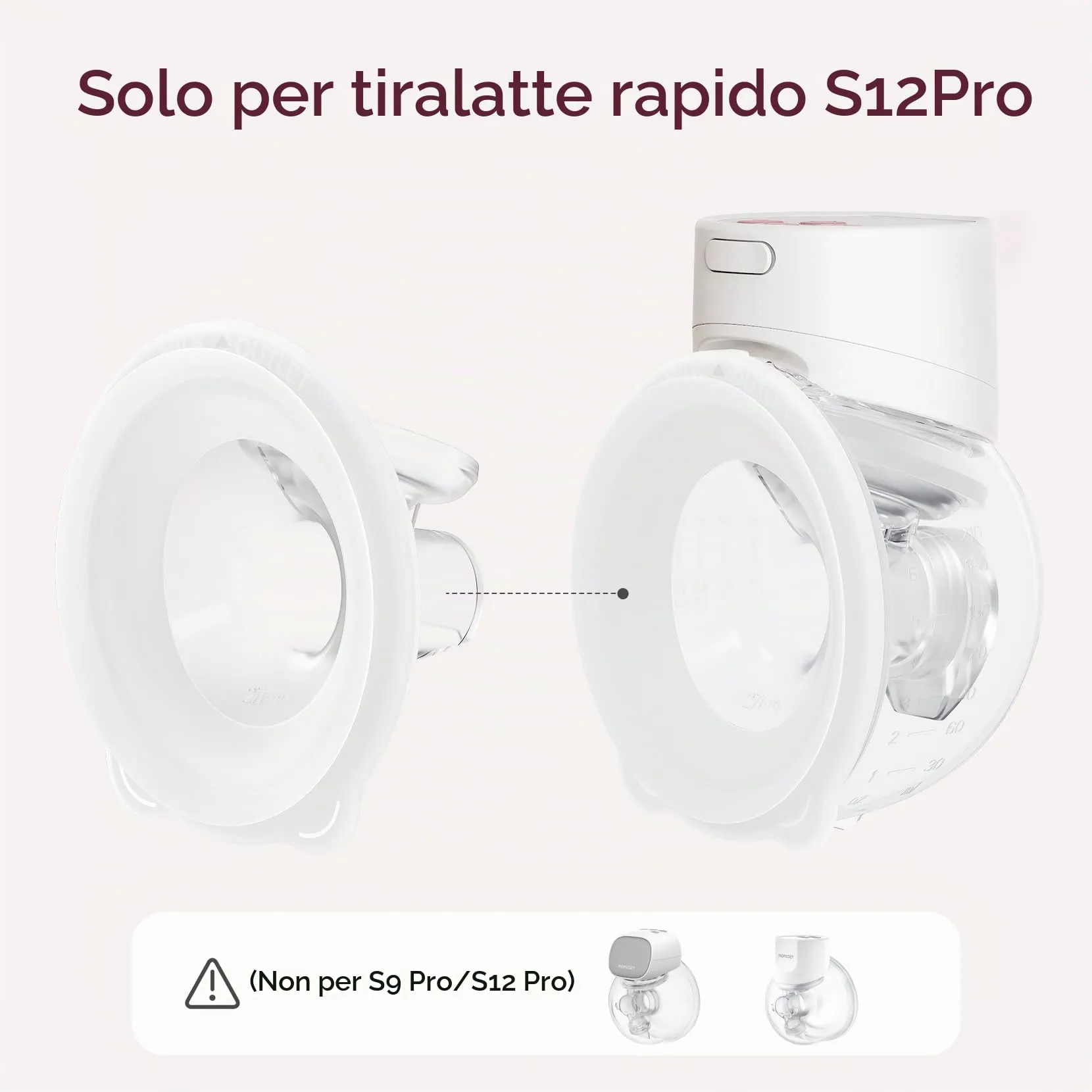 Momcozy S12Pro Accessori di ricambio, flangia 27 mm - immagine 4