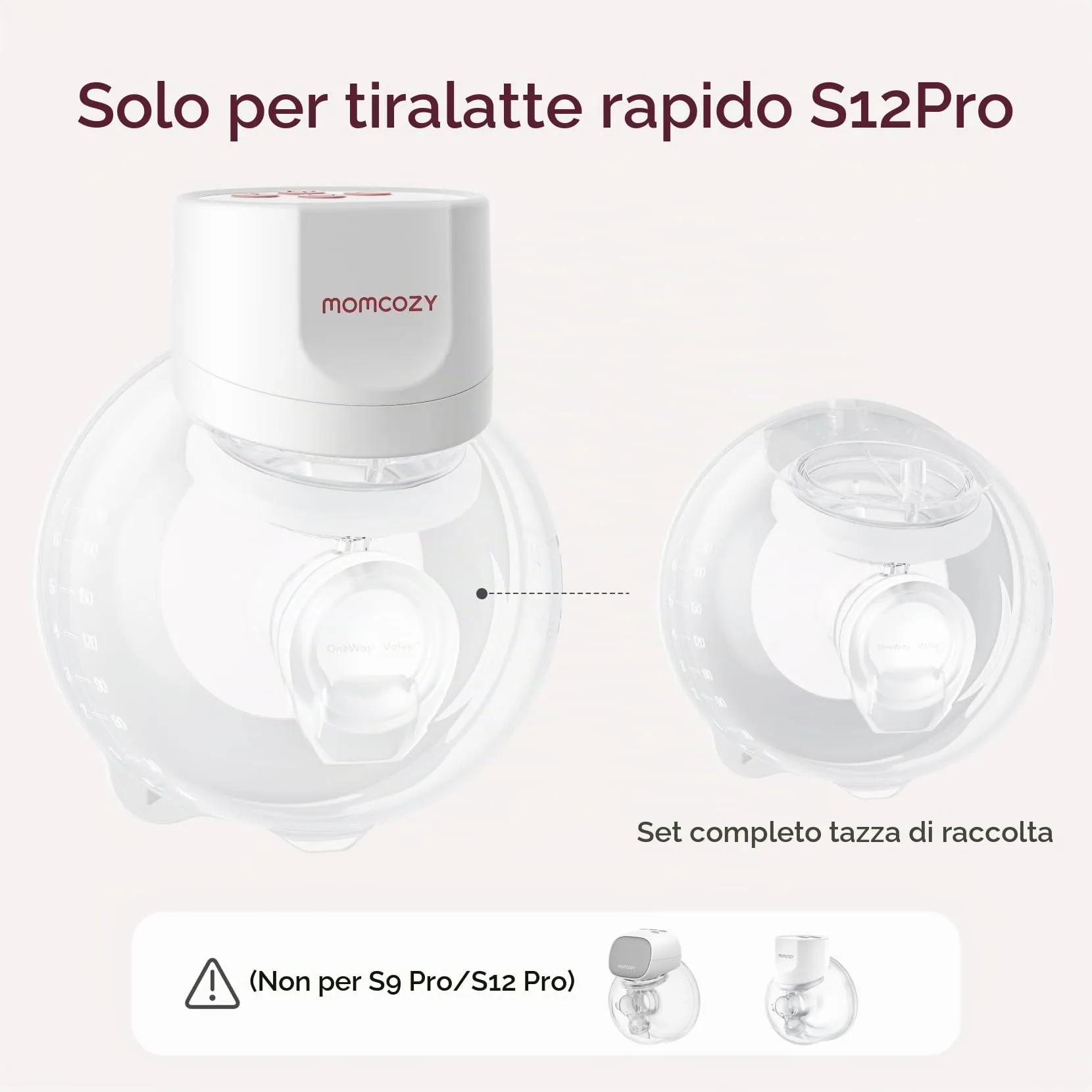 Momcozy S12Pro Accessori di Ricambio Set Completo - immagine 4