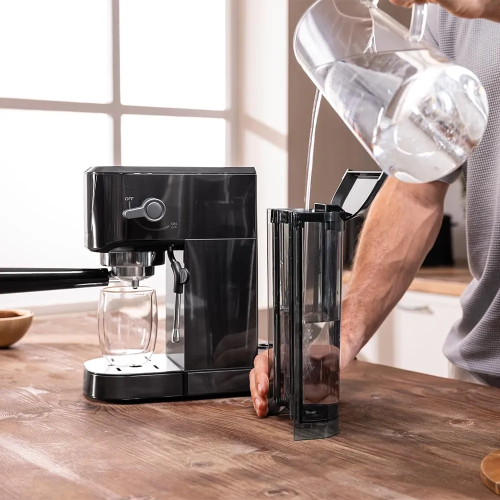 Cecotec Cafelizzia 20 Touch Macchina da Caffè Espresso e Cappuccino, 1350W, 20 Bar, Schermo Tattile, Serbatoio Acqua 1L, Thermoblock - immagine 7