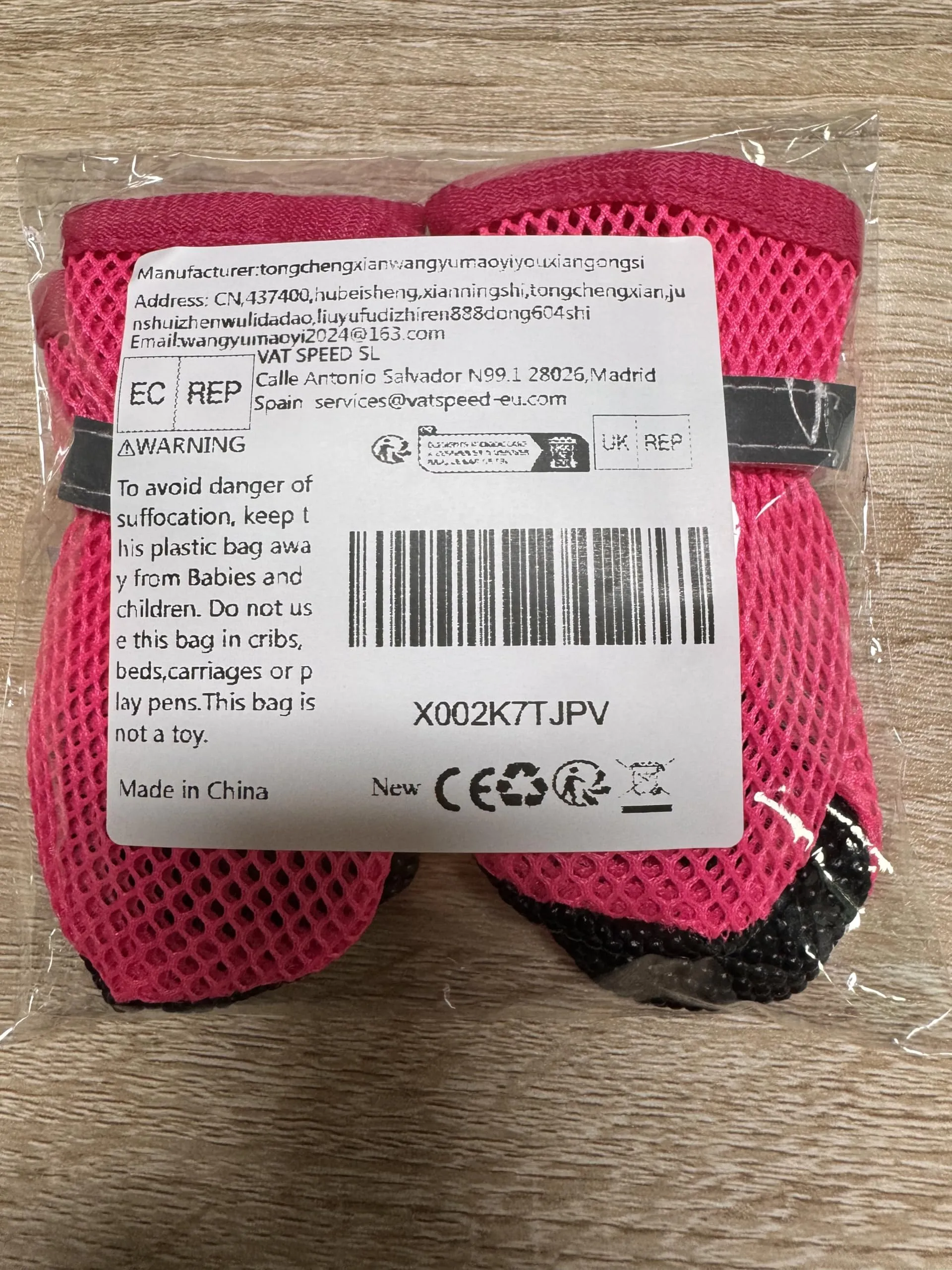 XIABYAYU Scarpe Estive Antiscivolo per Cani, Traspiranti, Rosa XL, 4 Pezzi - immagine 2