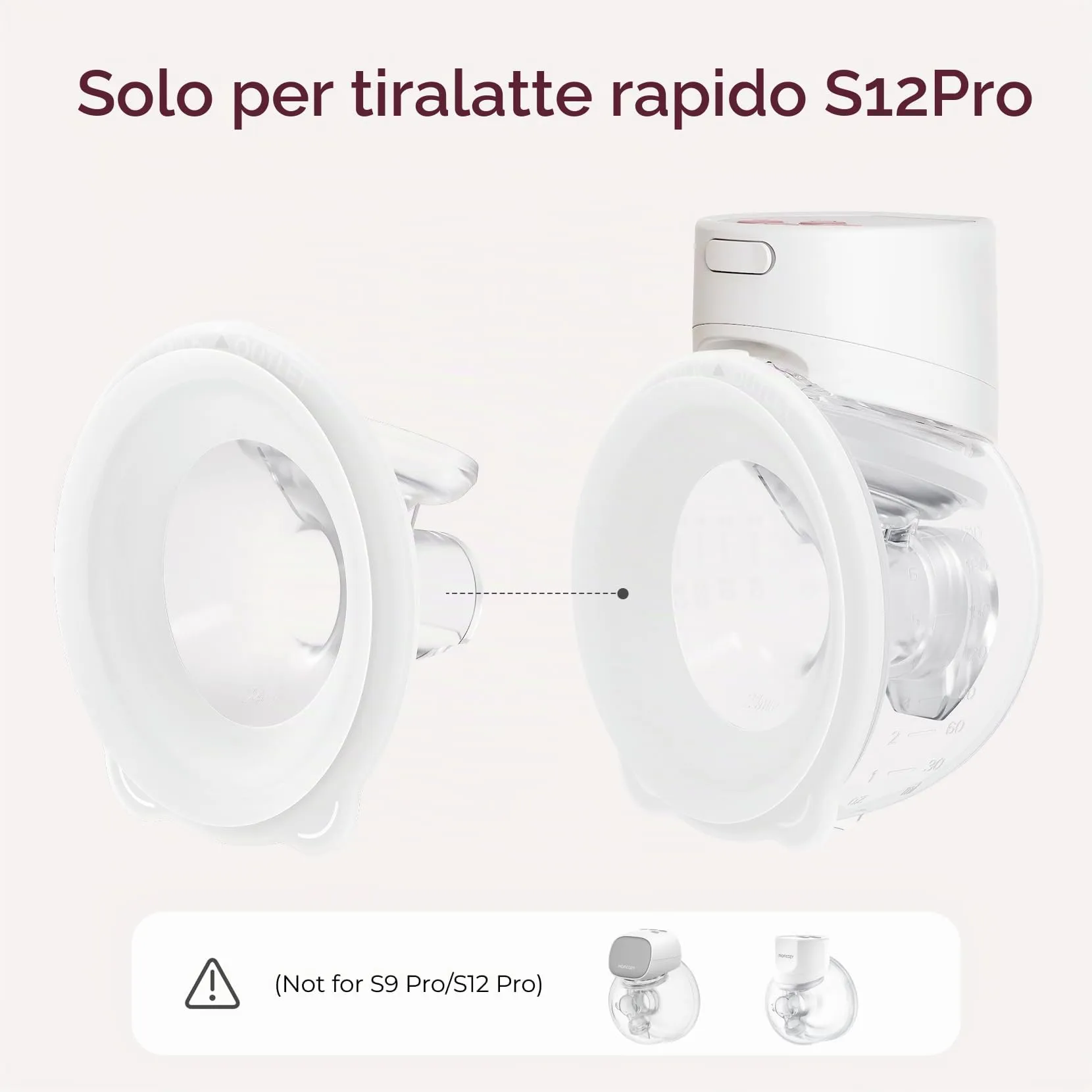 Momcozy S12Pro Accessori di ricambio rapidi, flangia 24 mm - immagine 3