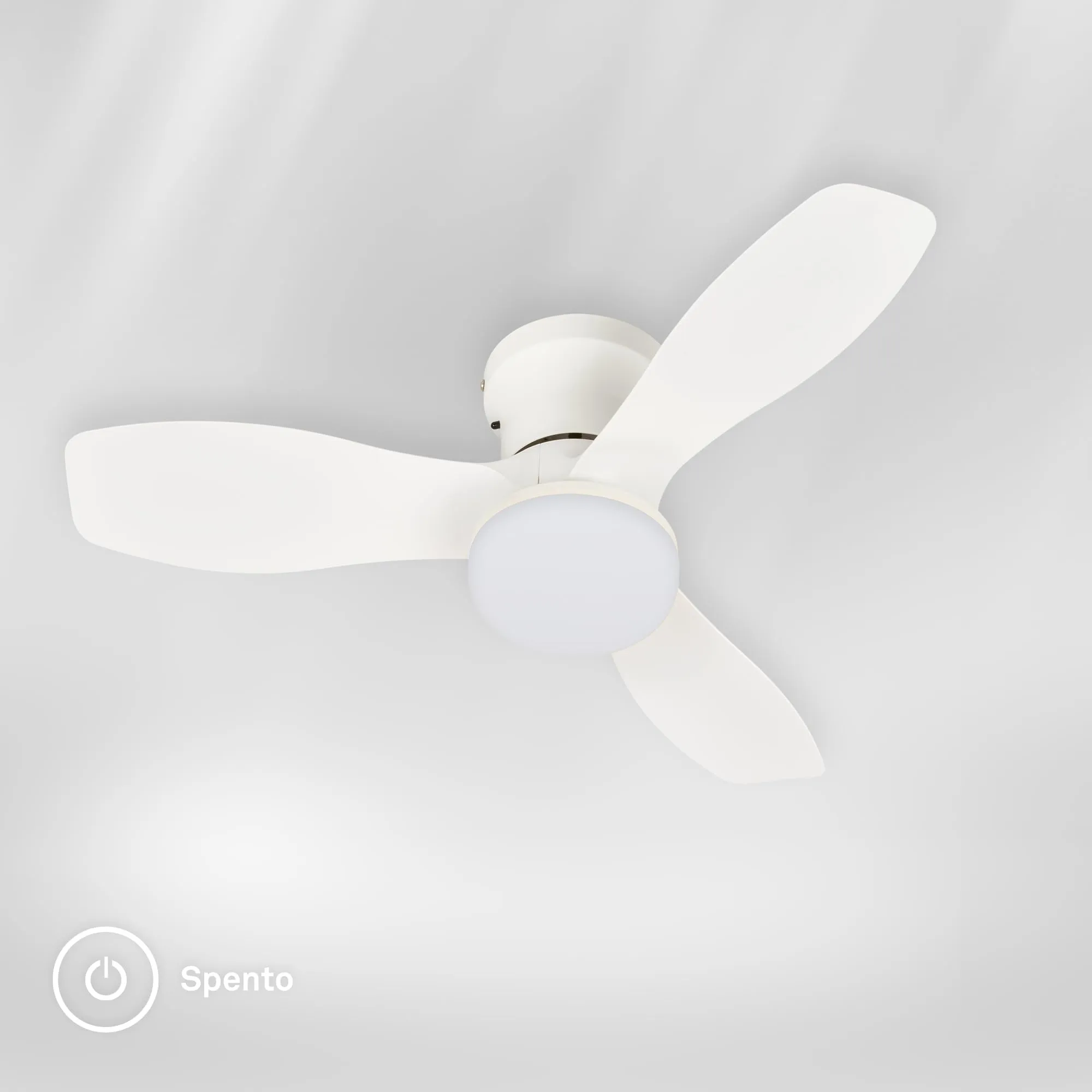 Briloner Ventilatore da soffitto con luce LED, Motore DC, 60 cm, Bianco - immagine 7
