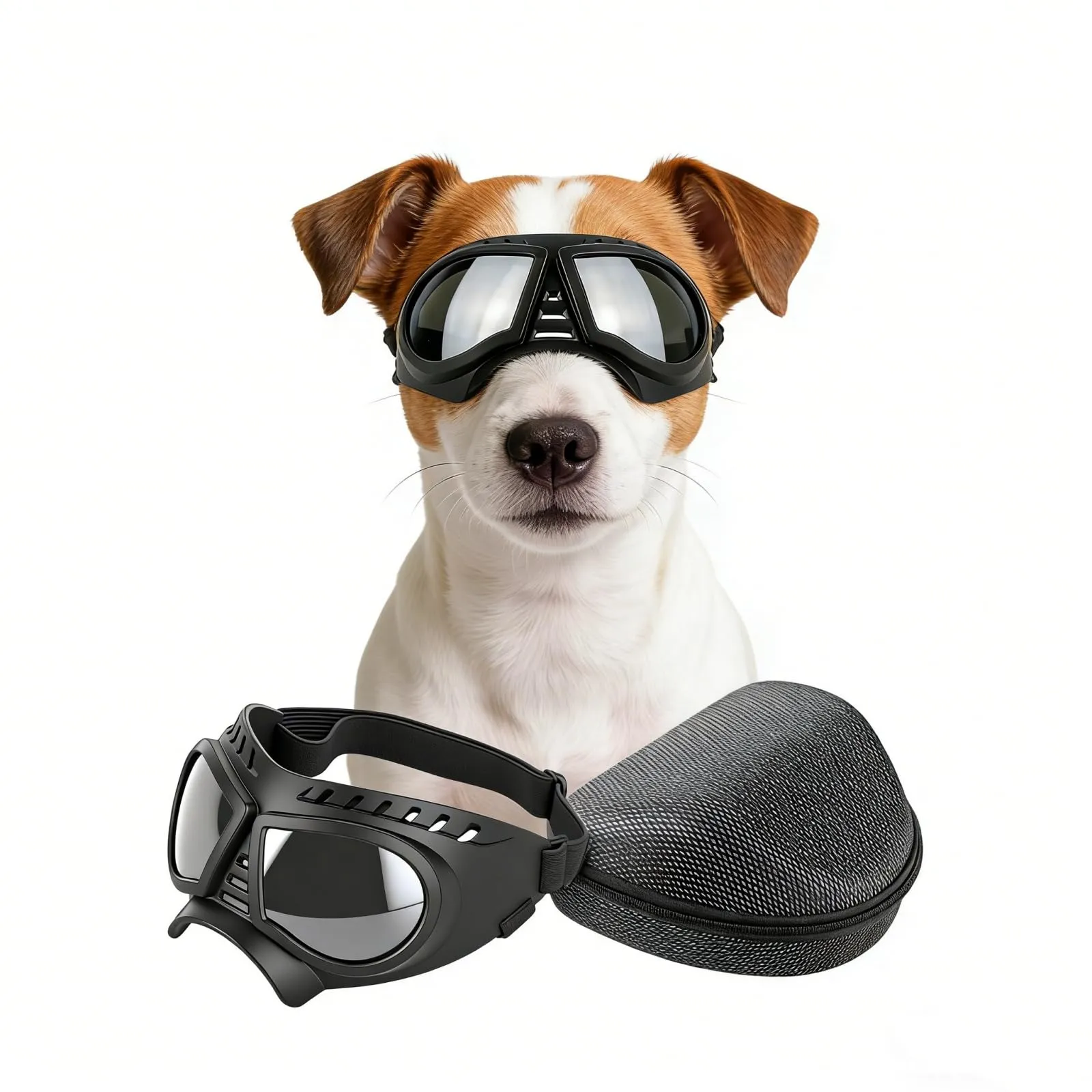 NAMSAN Occhiali da Sole per Cani, Regolabili e Anti-UV, per Taglie Piccola e Media - immagine 1