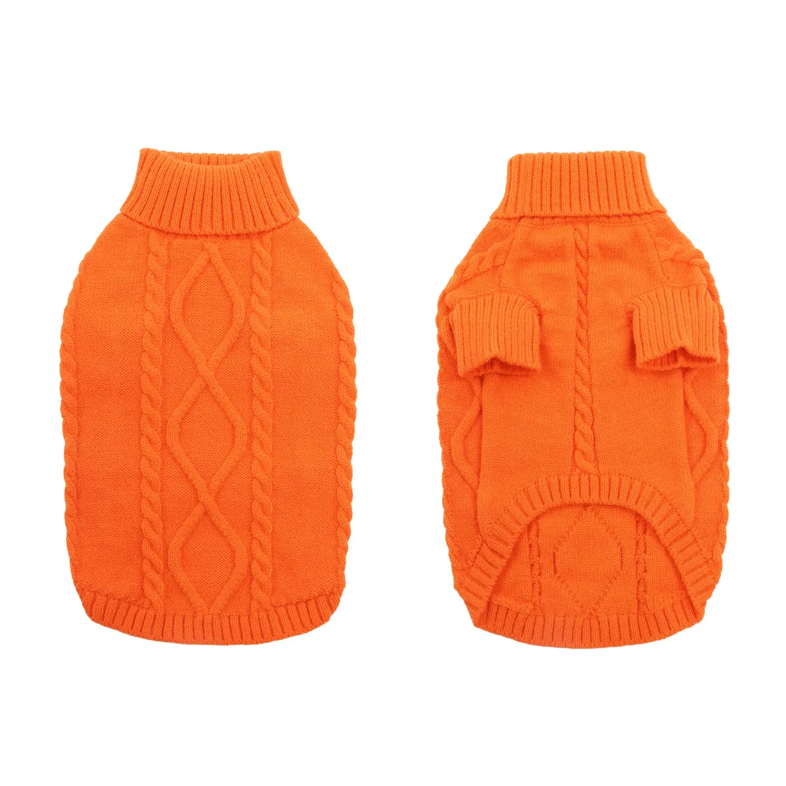 Queenmore Maglione Caldo Elastico per Cani, Arancione, Taglia L - immagine 4