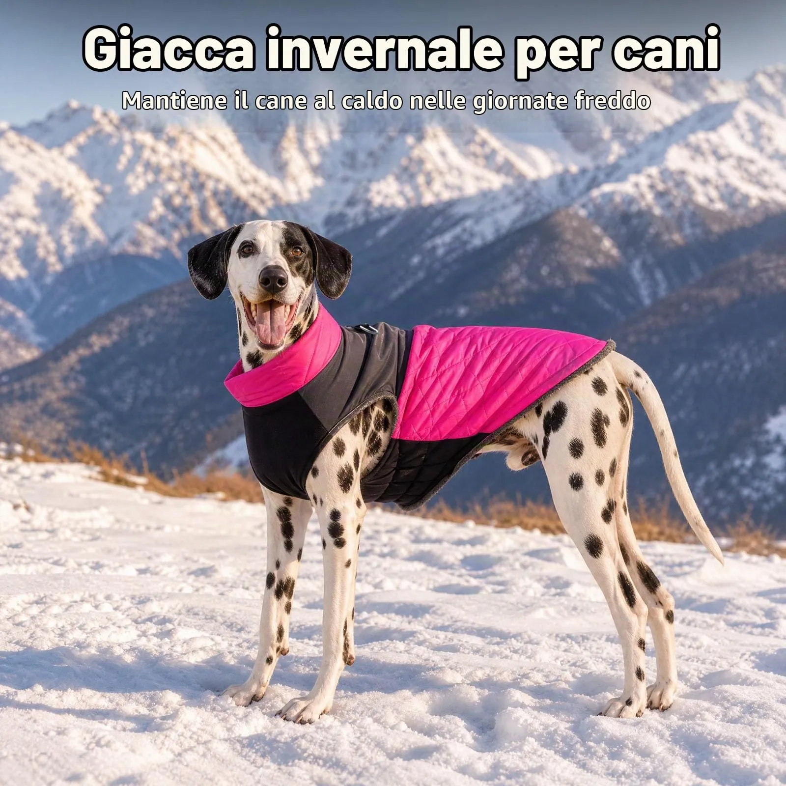 JoyDaog Cappottino Impermeabile in Pile per Cani di Piccola Taglia, Rosa, S - immagine 8