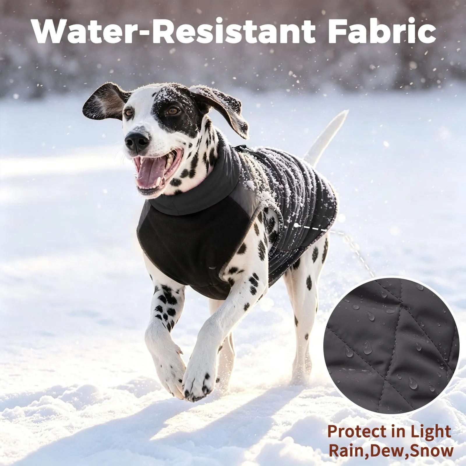 JoyDaog Cappotto Invernale Impermeabile per Cani di Taglia Grande, XXX-Large - immagine 4