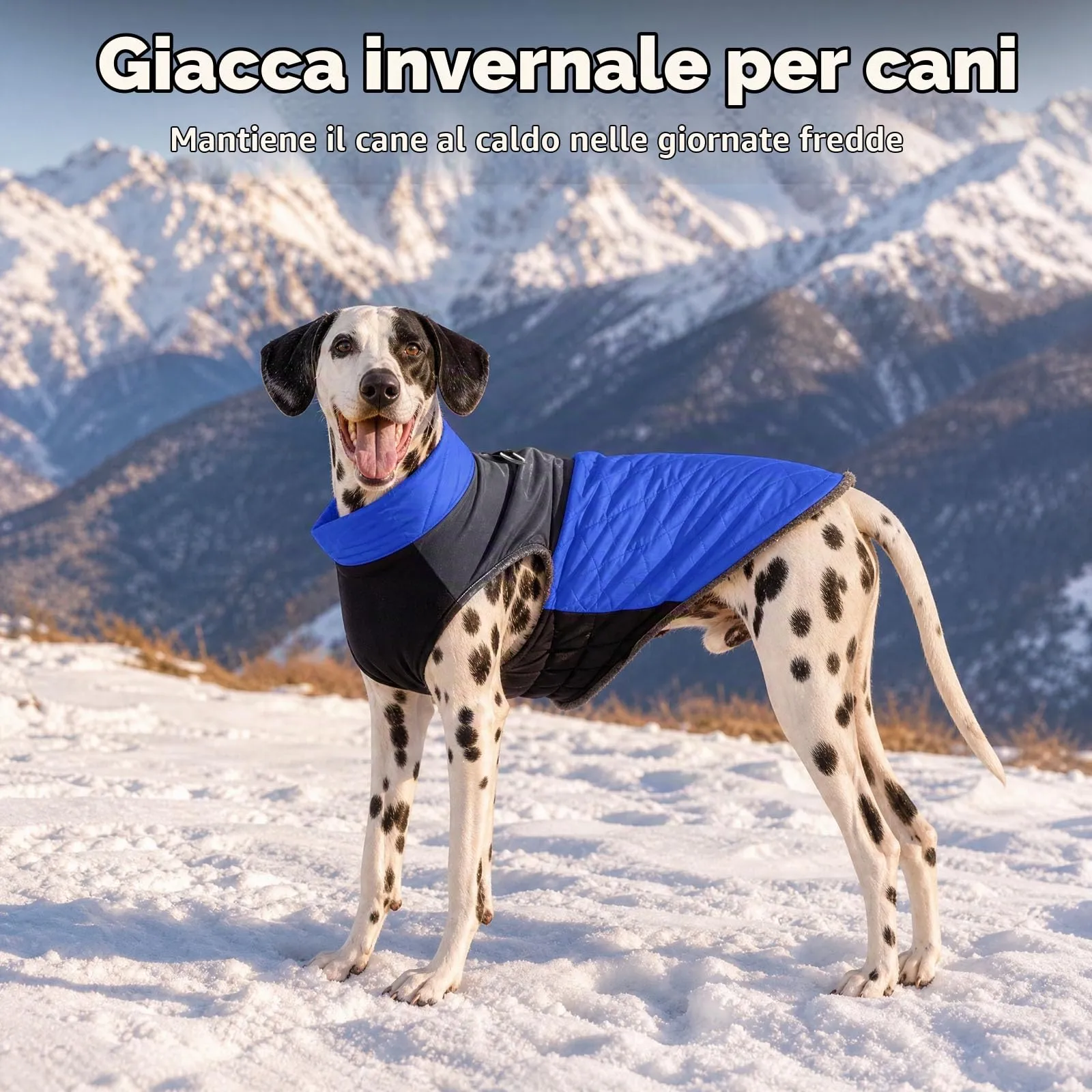 JoyDaog Cappotto Invernale Impermeabile per Cani di Piccola Taglia, Blu - immagine 8