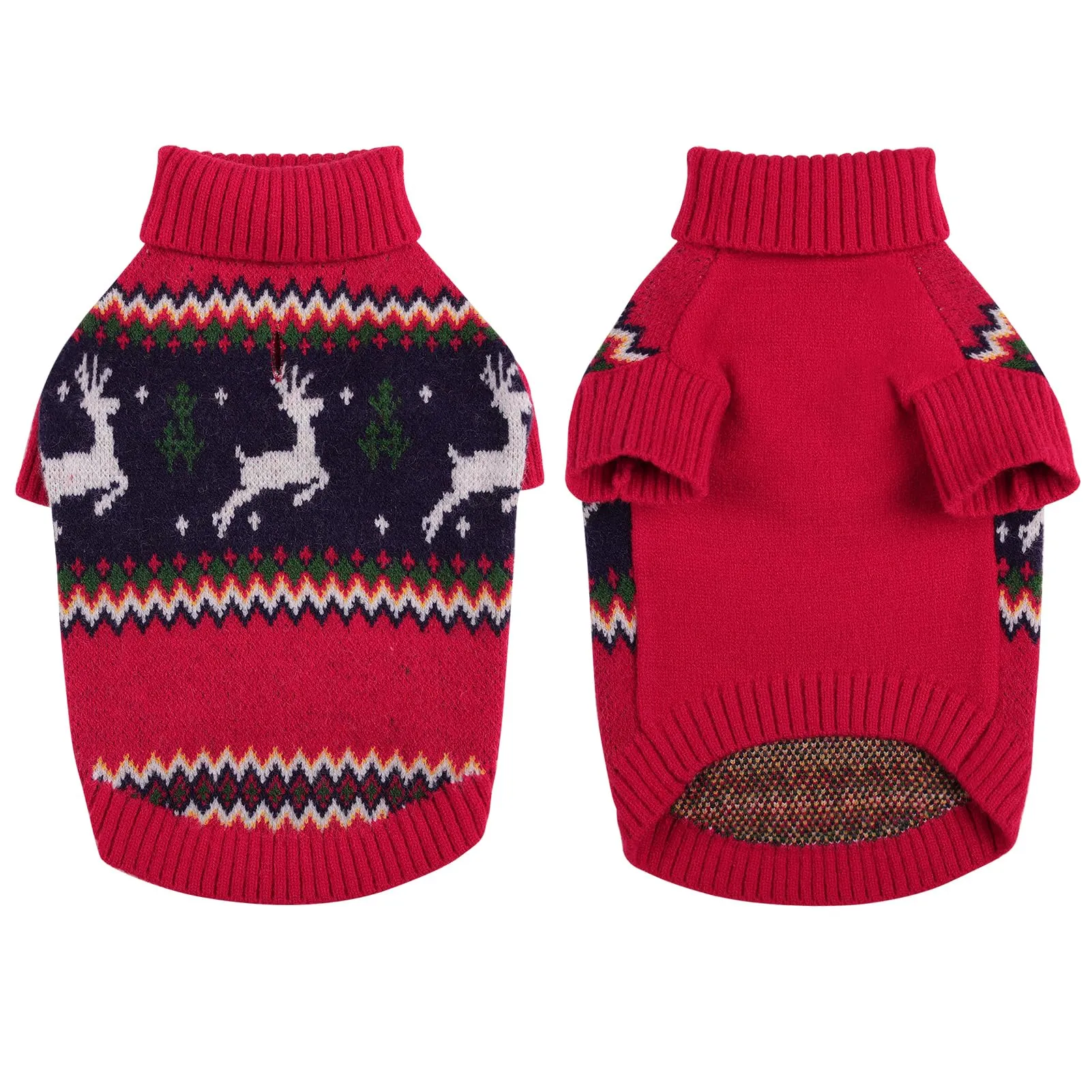 Queenmore Maglione di Natale per Cani e Gatti, Taglia XL - immagine 7
