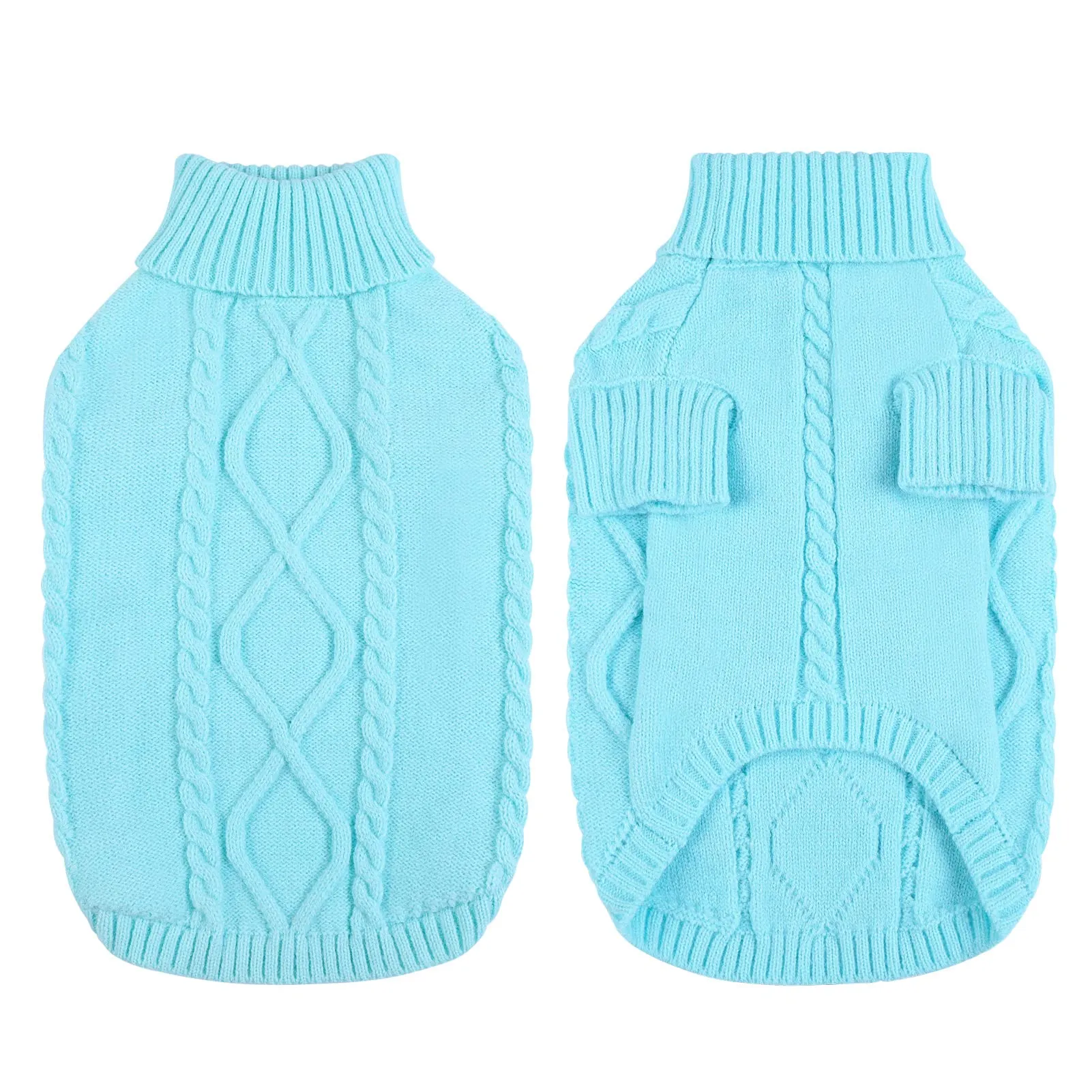Queenmore Maglioncino per Cani Bassotto Caldo Elastico con Collo Alto Ritorto - immagine 2