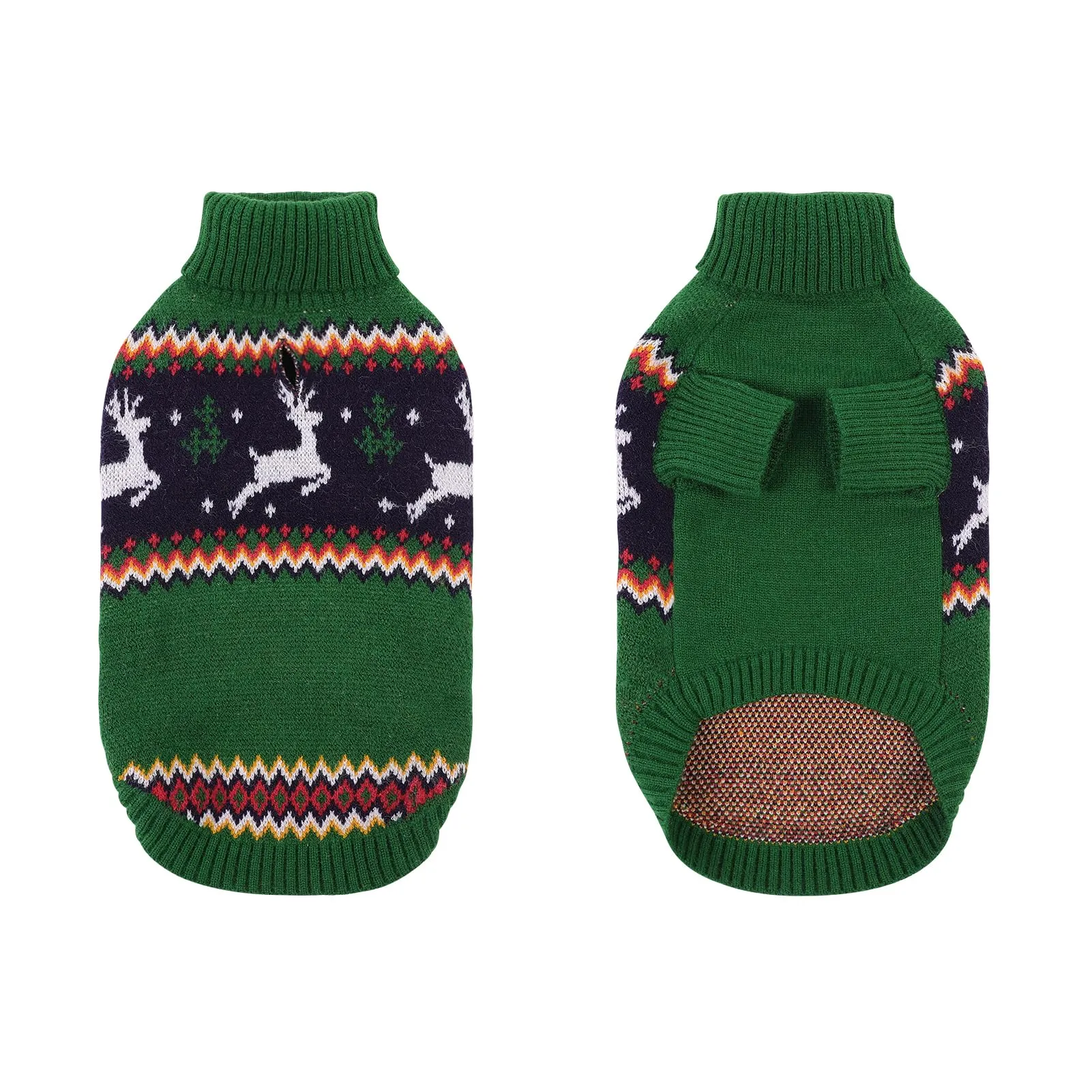Queenmore Maglione di Natale per Cane Bassotto Caldo Elastico Collo Alto, XL - immagine 8