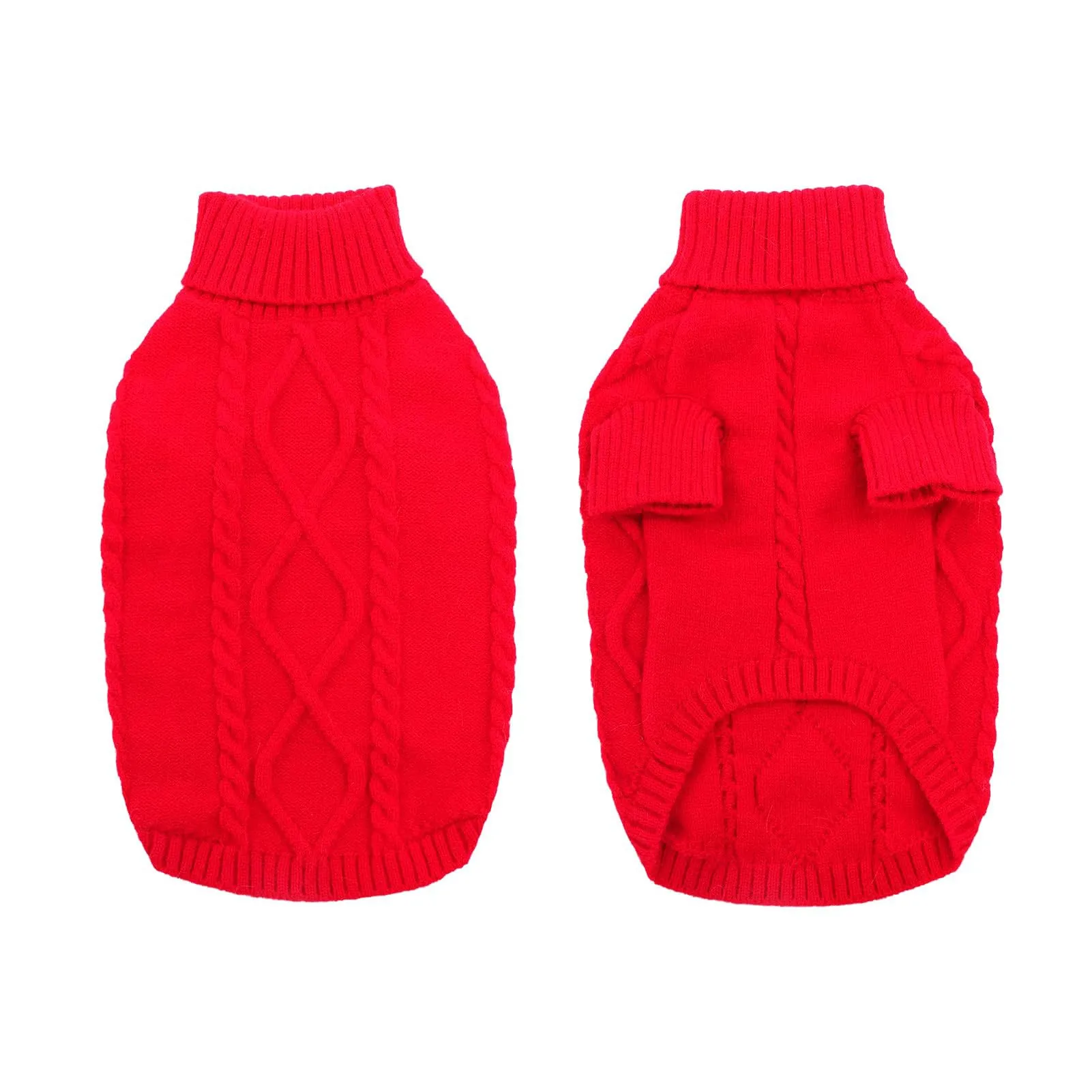 Queenmore Maglione per Cani, Rosso, 3XL - immagine 8