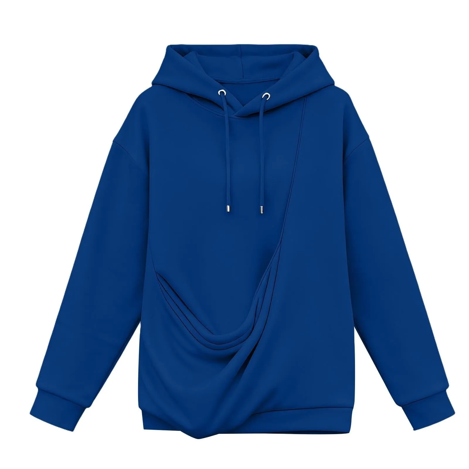 Generico Felpa con Cappuccio Donna con Tasca Porta Animali per Cani e Gatti, 3XL, Blau - immagine 5