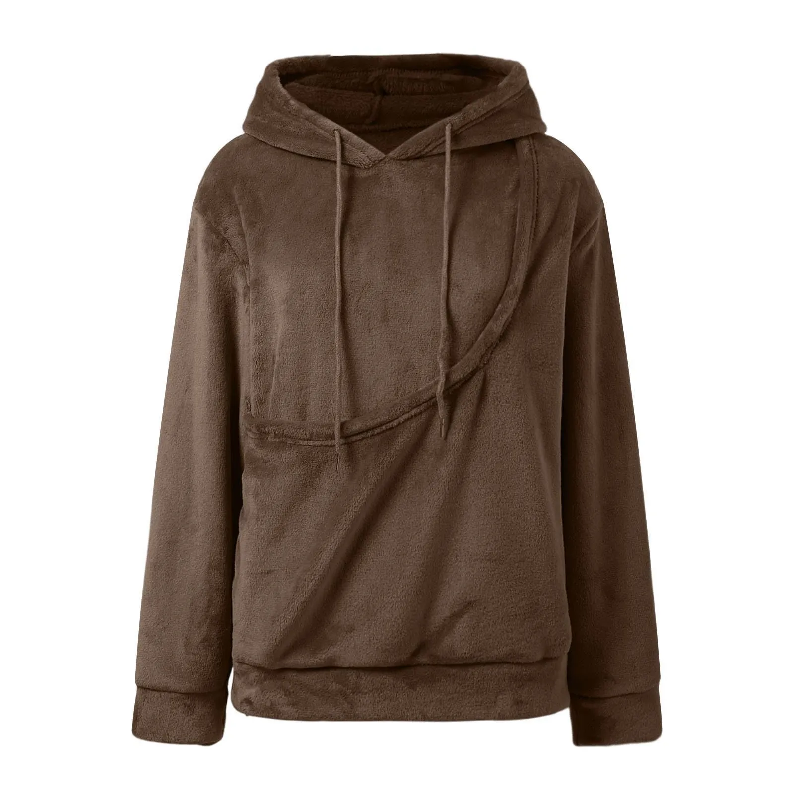 Generico Felpa con Cappuccio e Tasca Porta Animali per Cani e Gatti, Pullover Casual Invernale - immagine 5