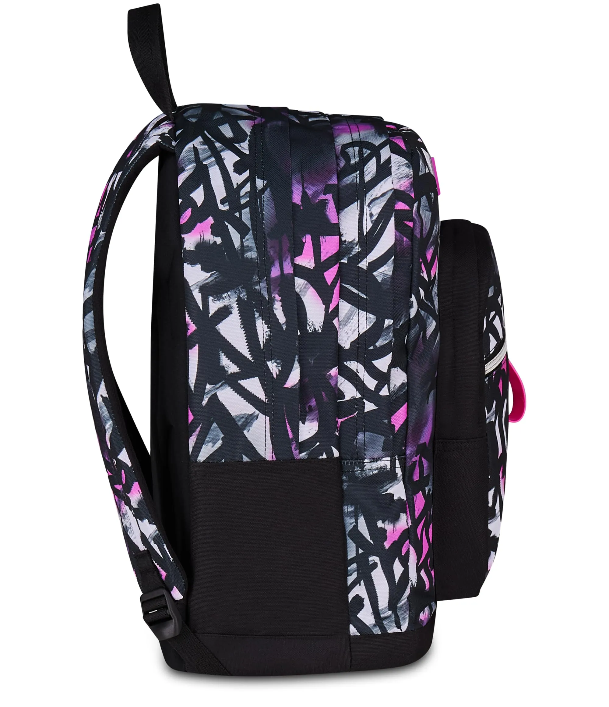 Seven New Fit Zaino Starnova, Doppio Scomparto, Fucsia/Nero - immagine 3