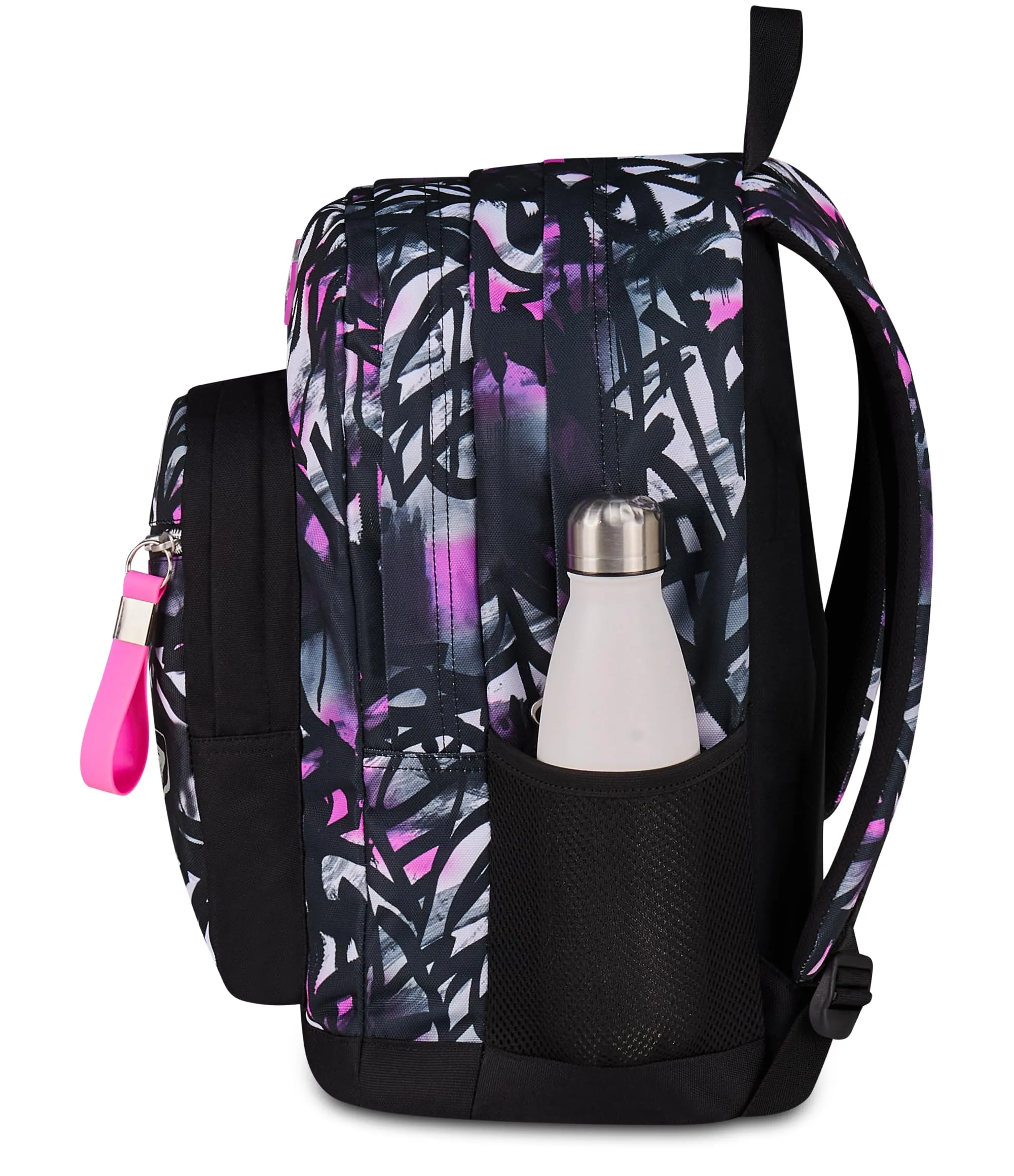 Seven New Fit Zaino Starnova, Doppio Scomparto, Fucsia/Nero - immagine 6