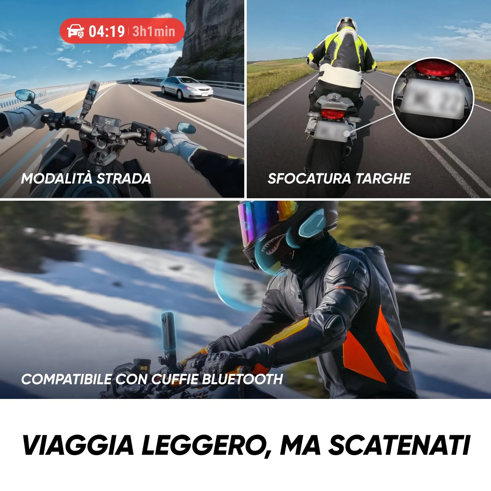 Insta360 X4 Air 8K 360 Videocamera Starter Pack con Selfie Stick Invisibile - immagine 10