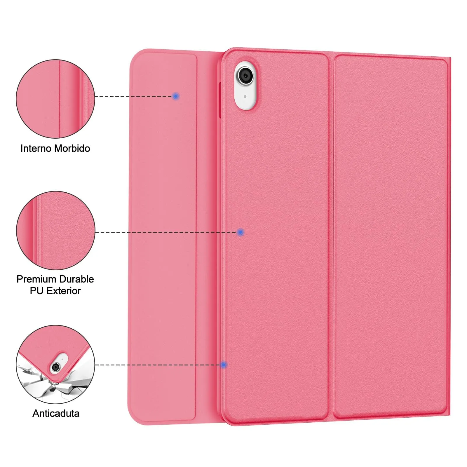 IVEOPPE Tastiera per iPad 11 Generazione 11" (2025) e iPad 10 Generazione 10.9" (2022) - immagine 7