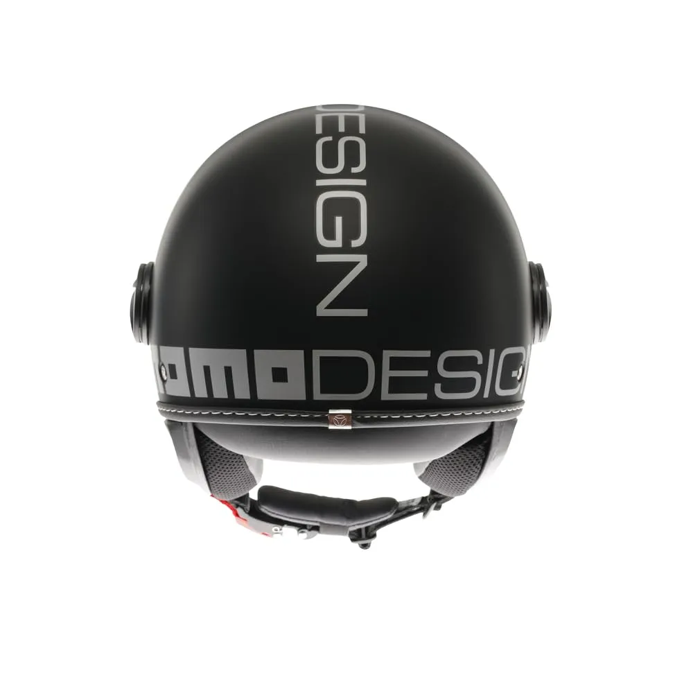 MOMO Design FGTR EVO E2206 Casco Moto Jet, Nero/Argento opaco, XS - immagine 5