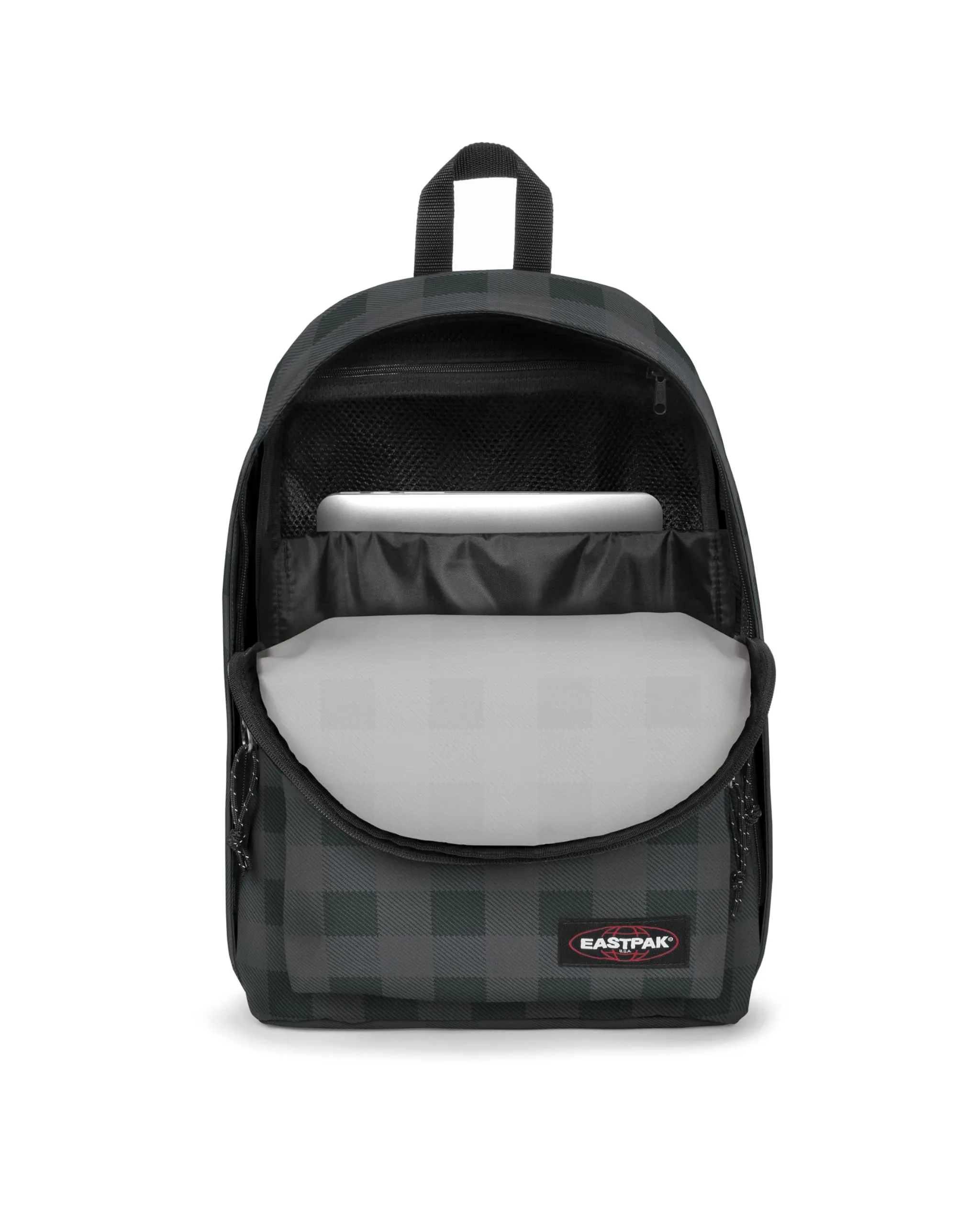 Eastpak Out of Office Zaino 27L, Scomparto Laptop 13–15”, Checker Grey - immagine 2