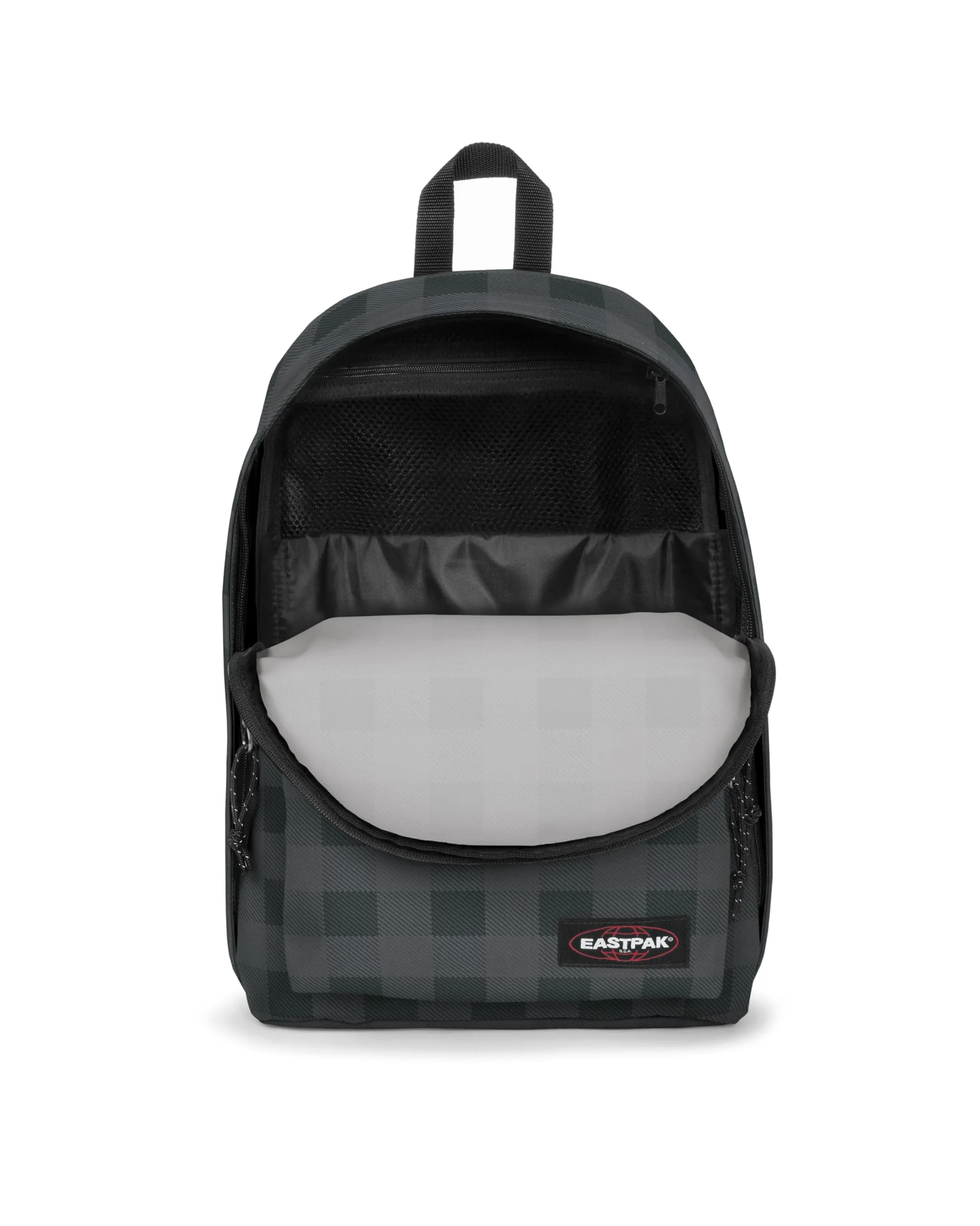 Eastpak Out of Office Zaino 27L, Scomparto Laptop 13–15”, Checker Grey - immagine 4