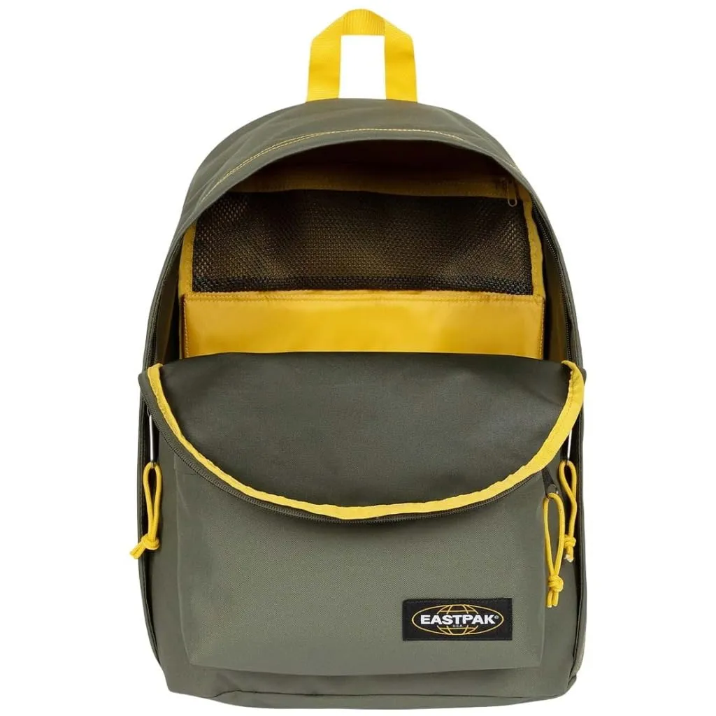 Eastpak Out of Office Zaino 27L, 44 x 29.5 x 22 cm, Scomparto Laptop 13–15”, Kontrast Khaki Yellow - immagine 3