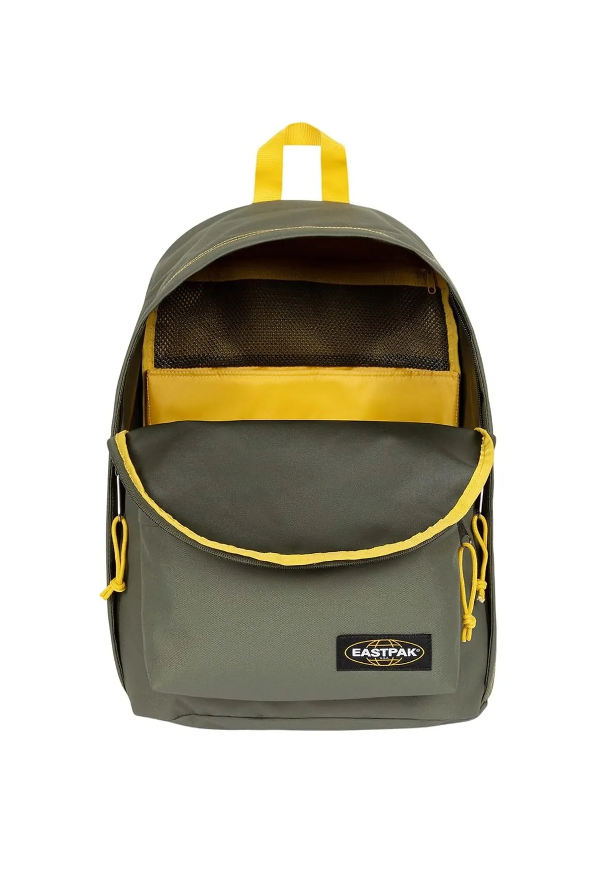 Eastpak Out of Office Zaino 27L, 44 x 29.5 x 22 cm, Scomparto Laptop 13–15”, Kontrast Khaki Yellow - immagine 7