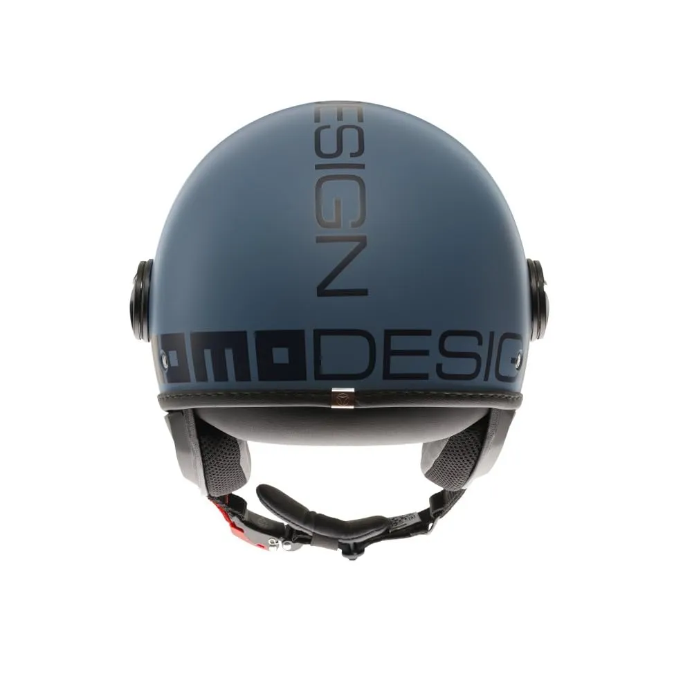Momo Design FGTR Classic E2206 Jet Helmet, Blu opaco, S - immagine 5
