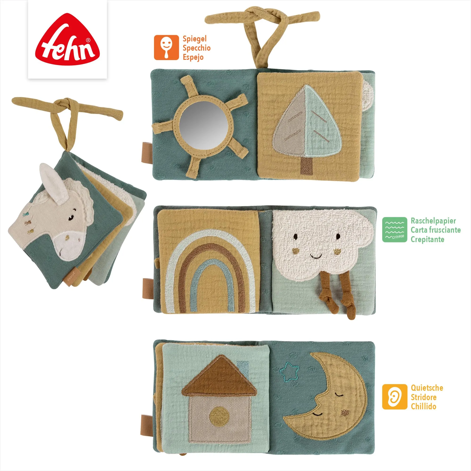 Fehn Libro in tessuto Cavallo 041057 - immagine 3