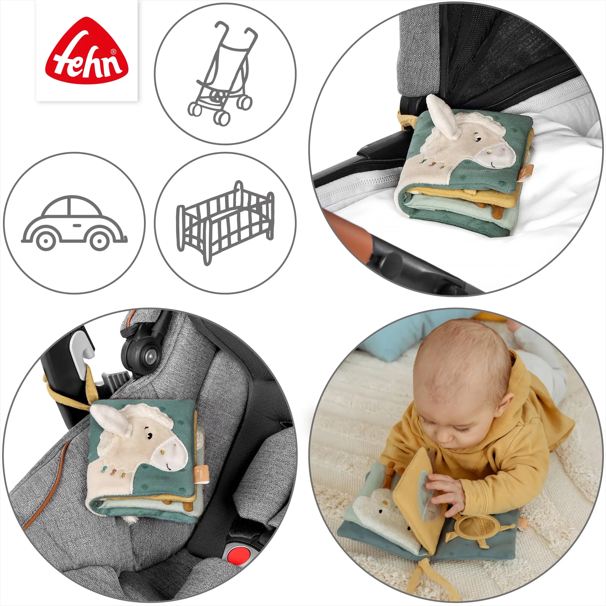 Fehn Libro in tessuto Cavallo 041057 - immagine 4