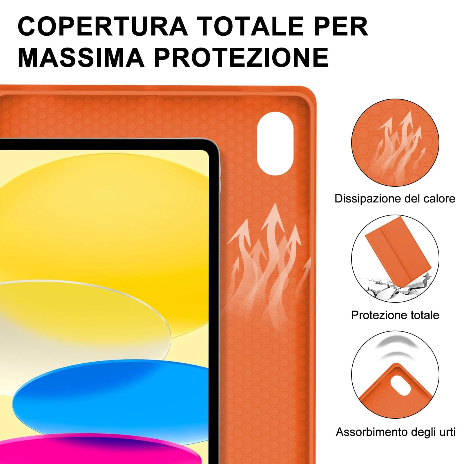 Tastiera per iPad A16 11 Generazione 11" 2025/10 Generazione 2022 10.9" - immagine 7