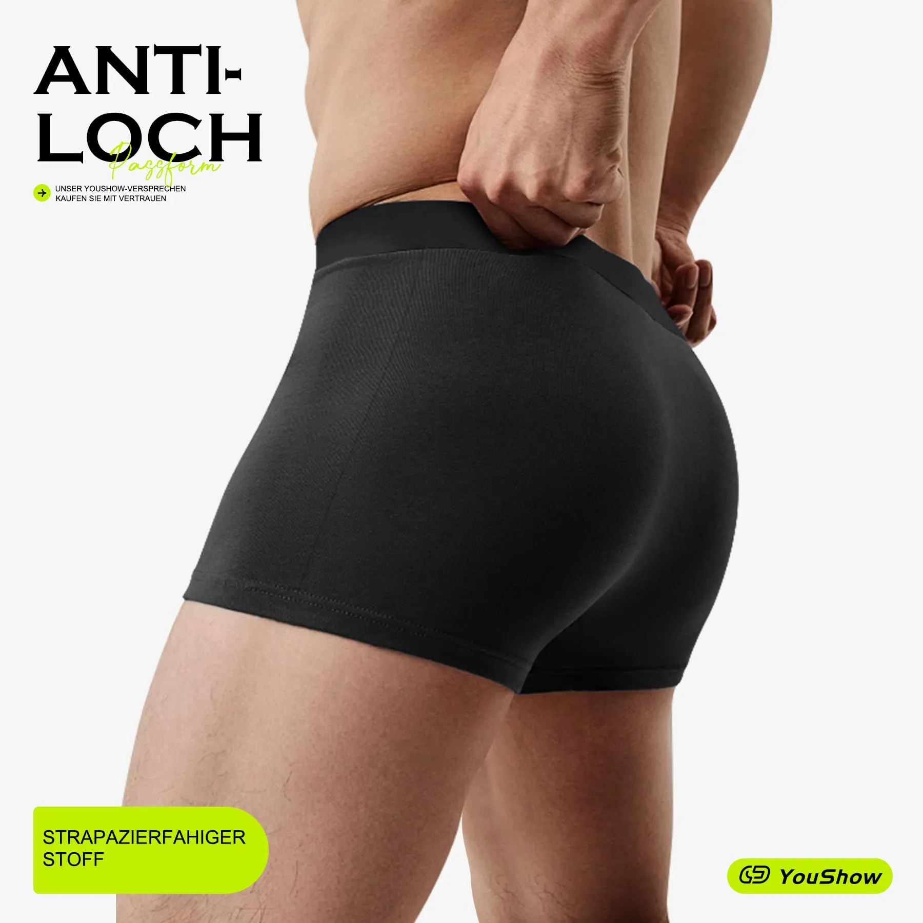 YouShow Boxer Uomo in Cotone Elasticizzato, 6 Pezzi - immagine 4