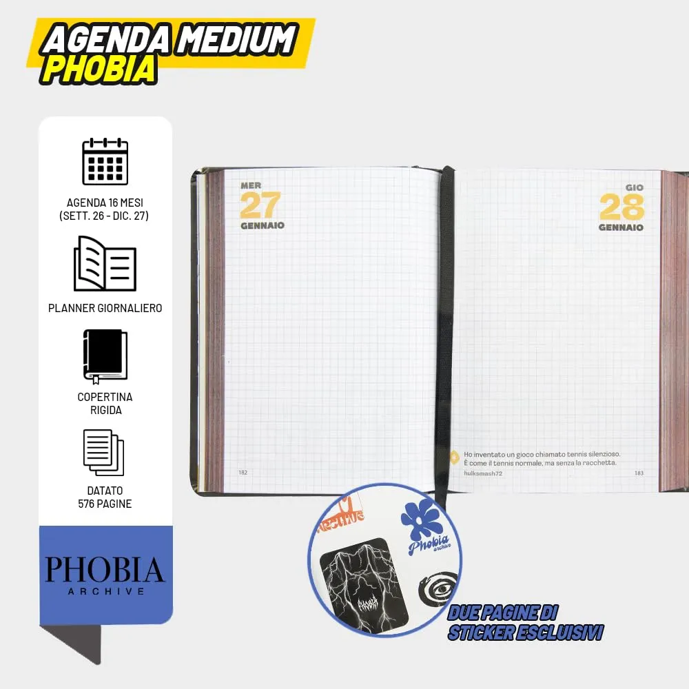 COMIX Agenda Giornaliera 2027 Limited Fashion Edition, 12x16,5 cm - immagine 5
