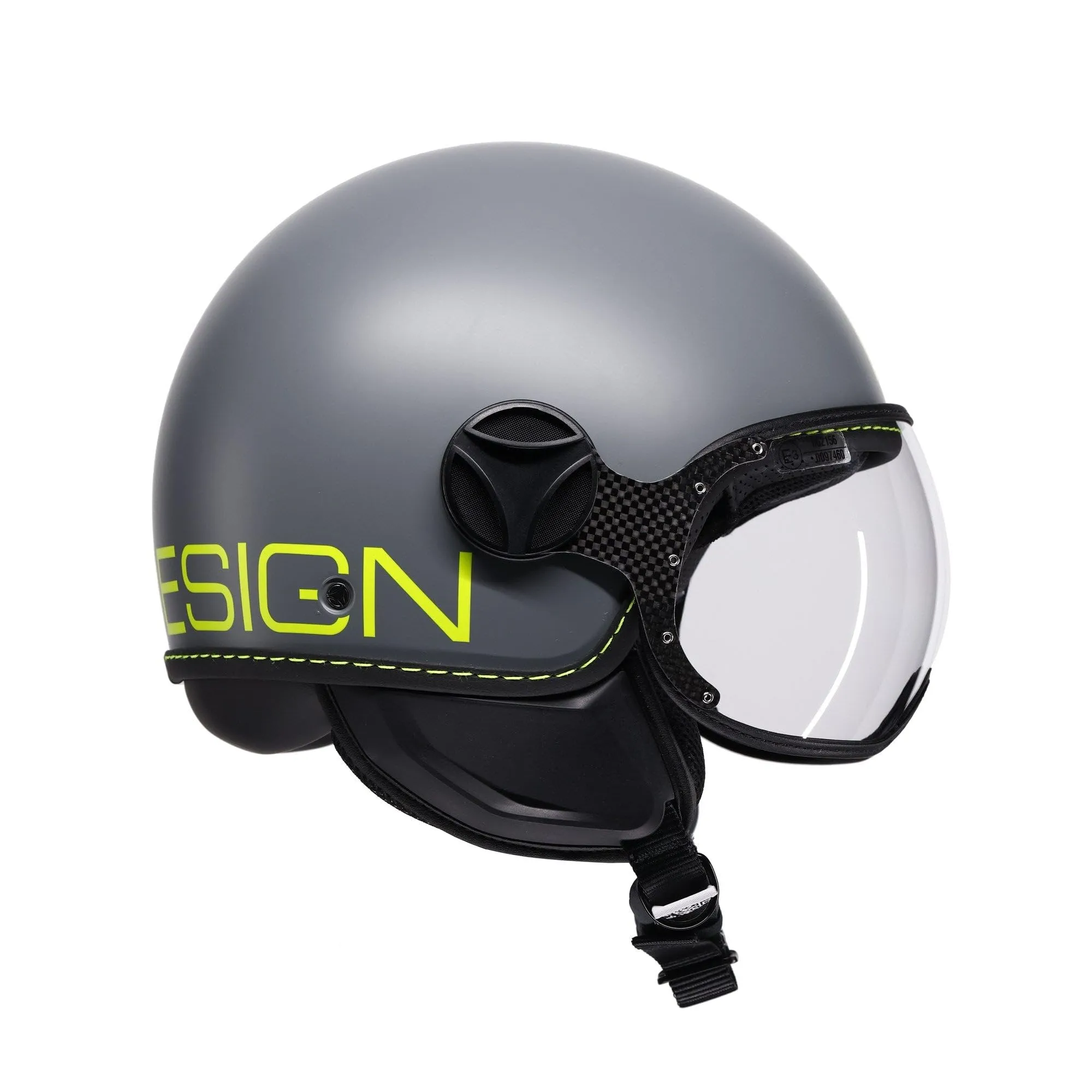 MOMO Design FGTR Classic E2206, Grigio opaco fluo/Giallo fluo, XS - immagine 5