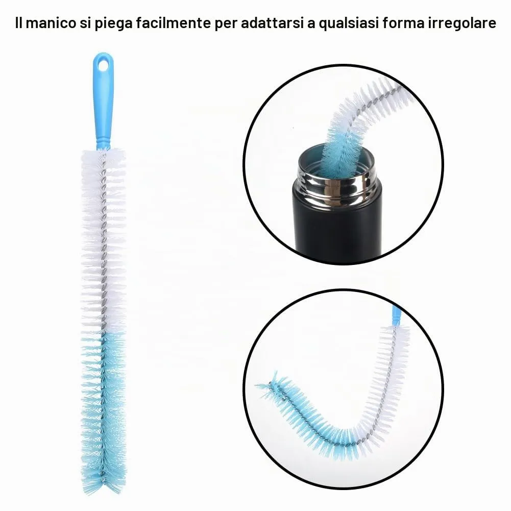 Vicloon Set Spazzole per Pulizia delle Bottiglie, 8 Pezzi - immagine 3